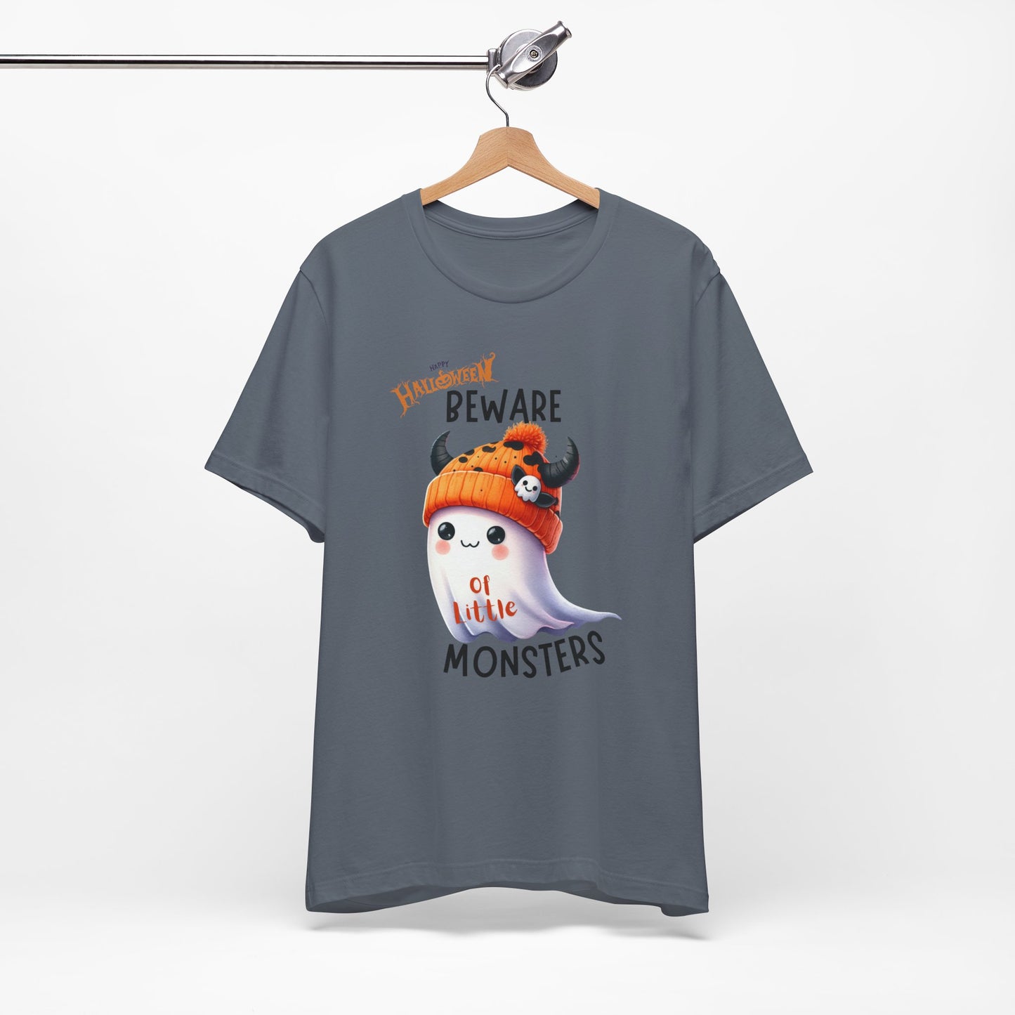 Beware Of Little Monsters T-shirt, Happy Halloween Skeleton T-shirt, Happy Halloween T-shirt, Trick Or Treat T-shirt, Halloween T-shirt, Cool Halloween T-shirt, Spooky T-shirt,