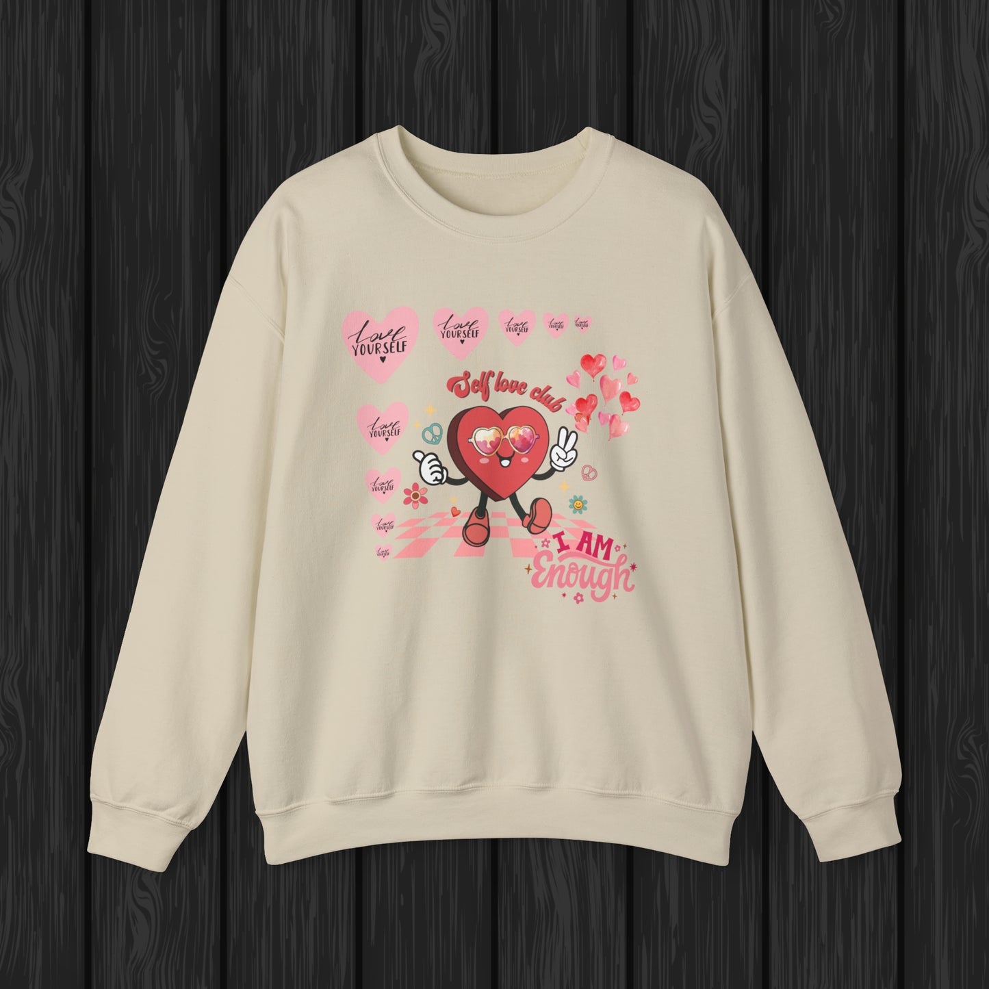 Happy valentines day Unisex Heavy Blend™ Crewneck Sweatshirt