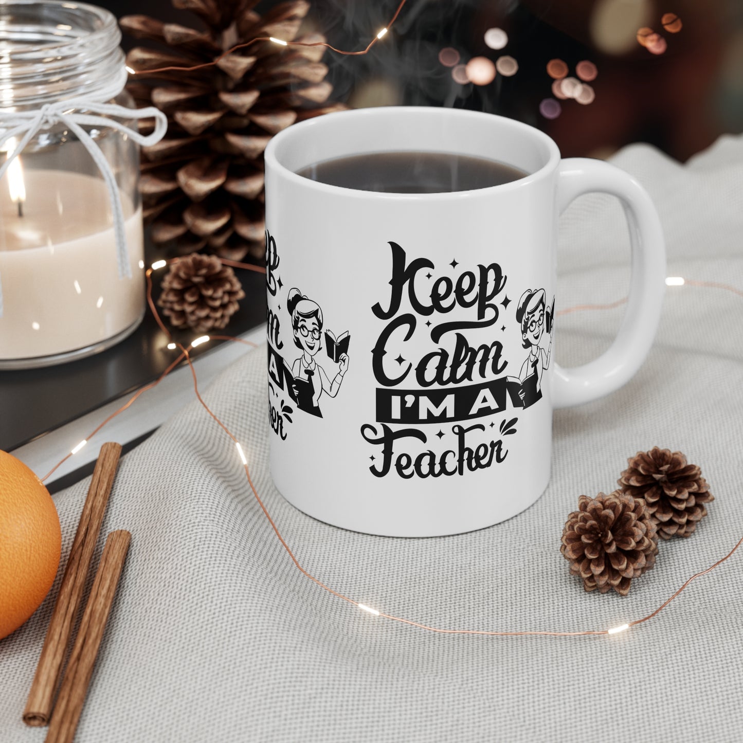 Keep Calm I Am A Teacher Mug, Back To School Mug.11oz. Ready To Rule The School Mug.11oz. Ready for School Mug.