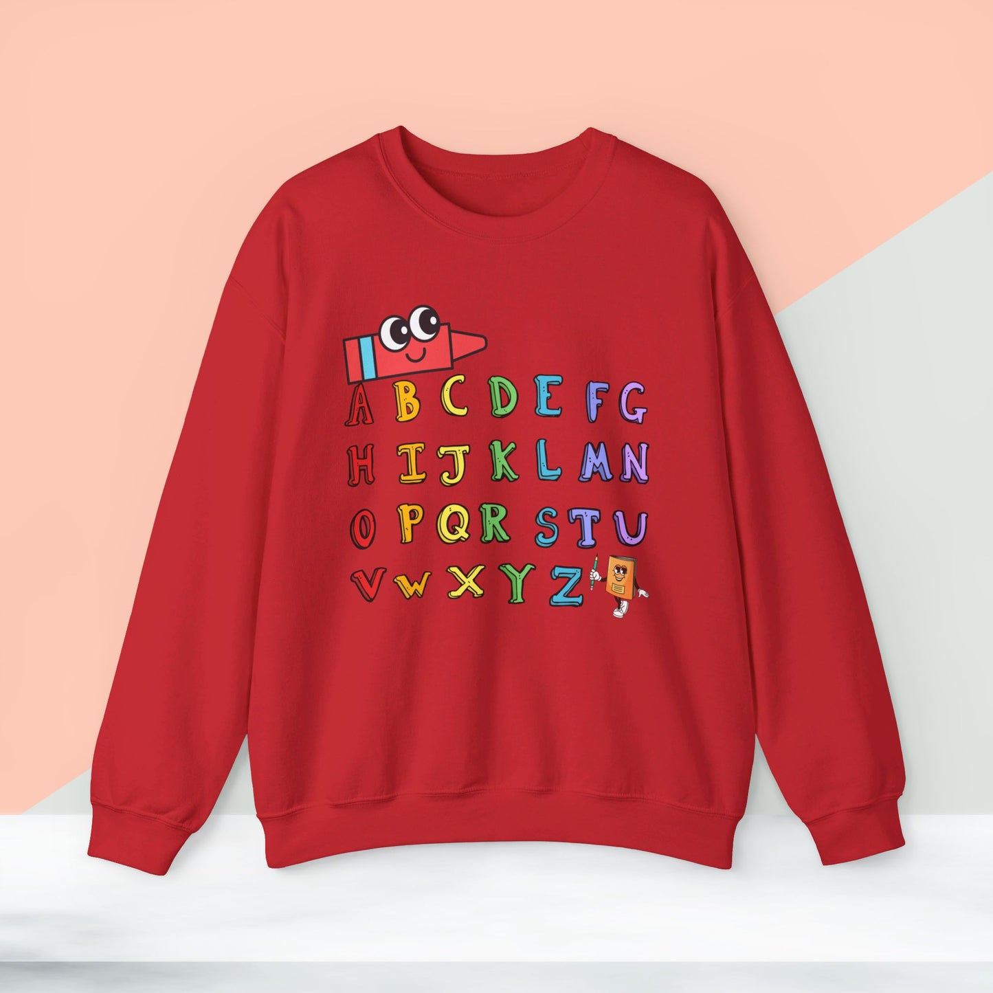 Back To school unisex heavy blend crewneck sweatshirt, We Love Teachers Sweatshirt,Teacher Back To school Sweatshirt. First Day Vibes Sweatshirt.