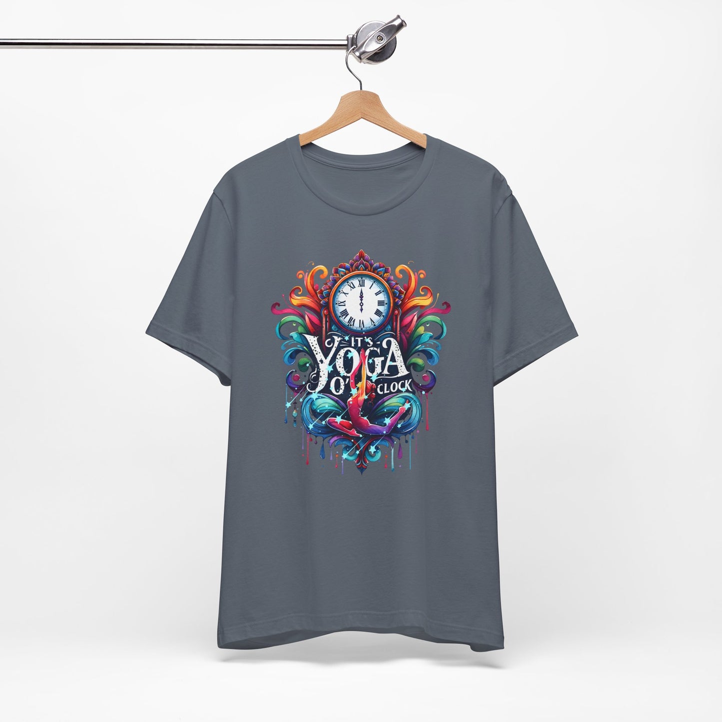 It's Yoga O'clock Yoga T-Shirt, Cute Yoga workout Shirt, Yoga lovers T-shirt, Yoga Instructor Gift, Gym shirt, Gift For Yoga lover, Gift For Yogi.