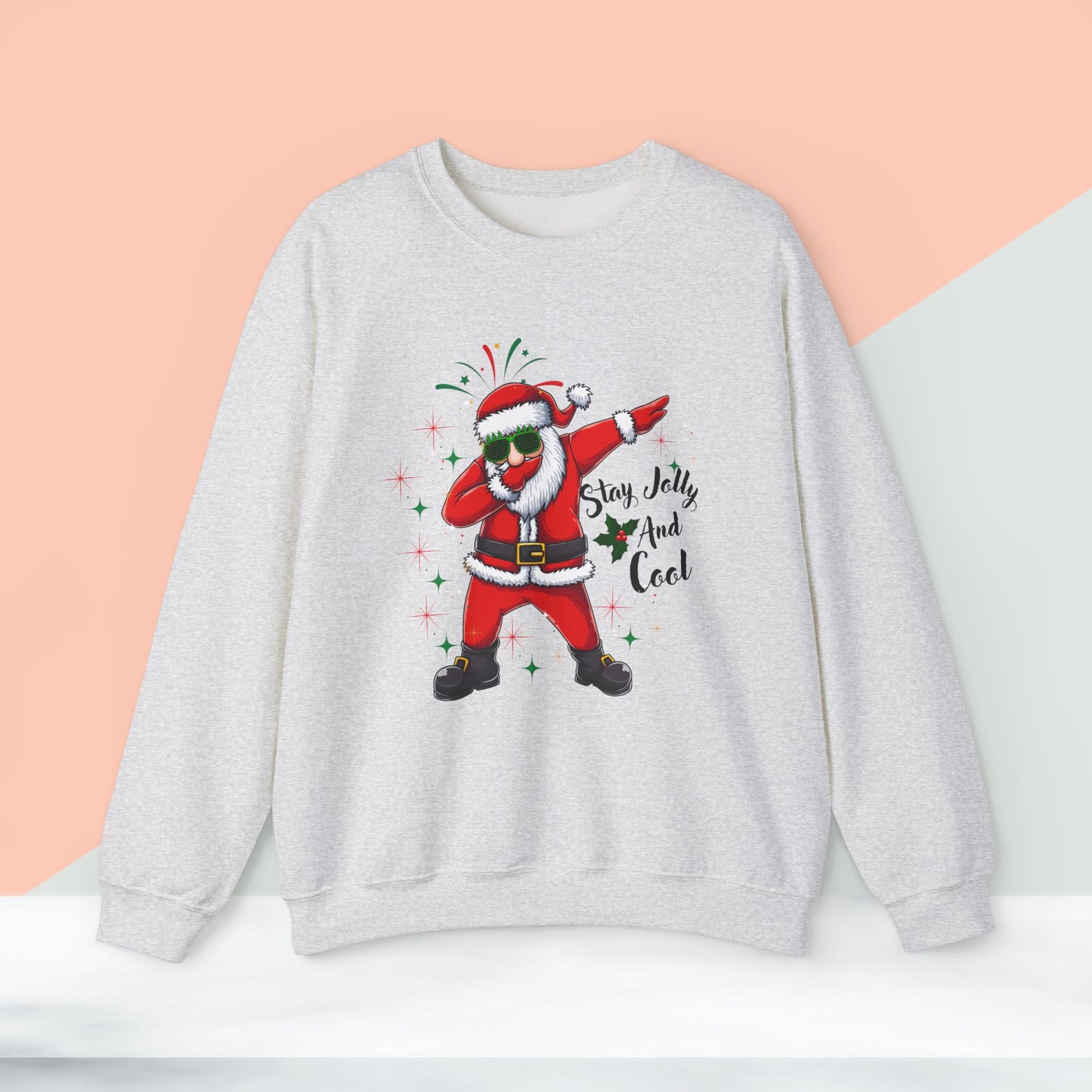 Stay Jolly And Cool Christmas Sweatshirt - Unisex Heavy Blend, Merry Christmas, Festive, Christmas Gift, Crewneck, merry Christmas Sweatshirt, Christmas Sweatshirt Christmas Gift, Festive Sweatshirt.