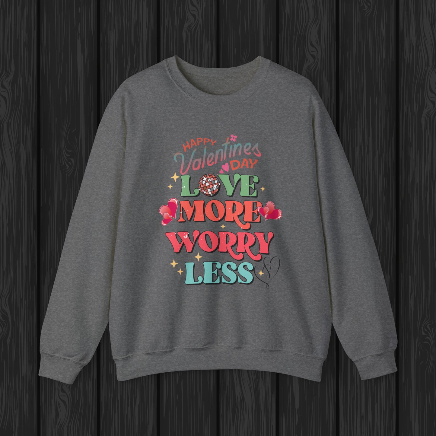 Happy valentines day Unisex Heavy Blend™ Crewneck Sweatshirt