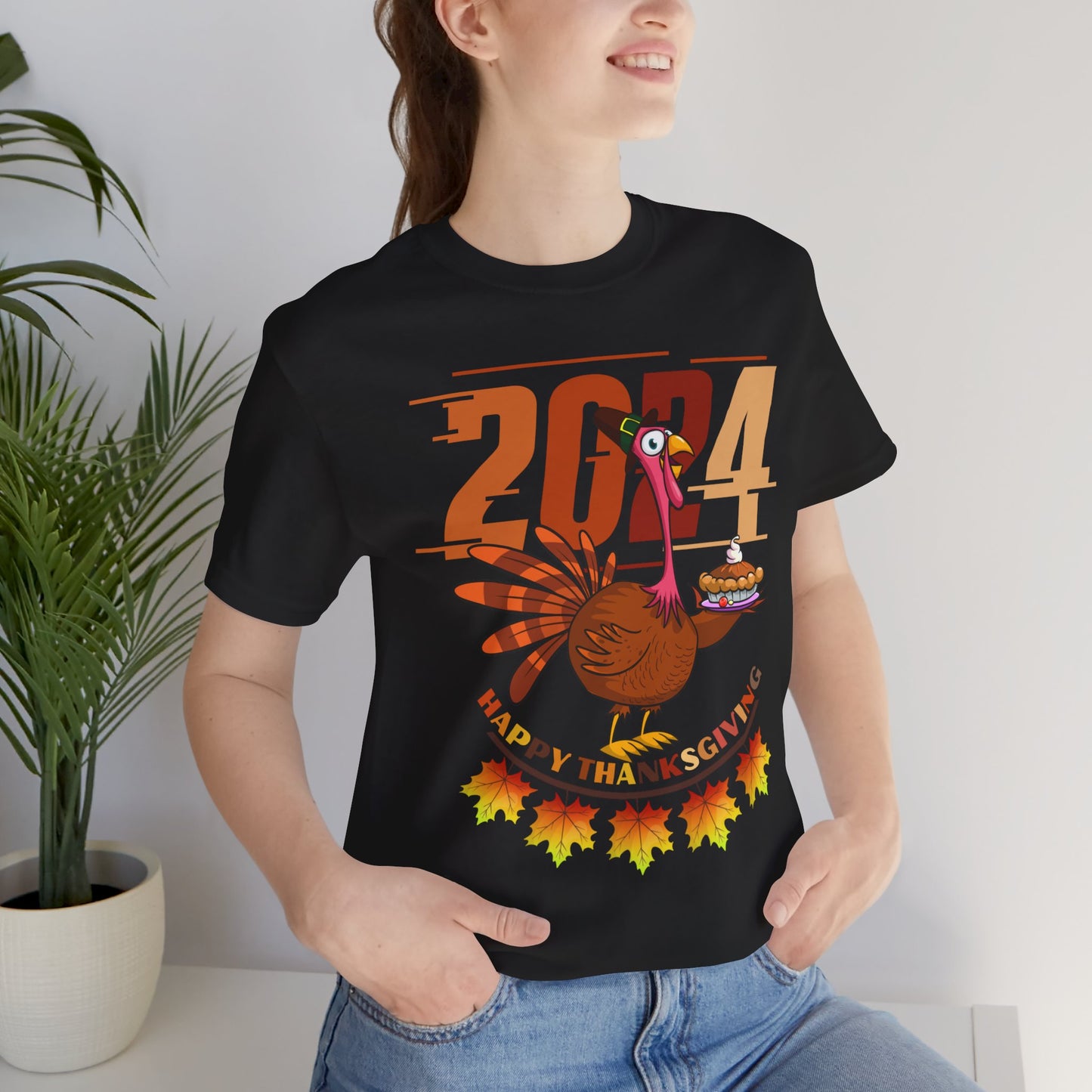 Thanksgiving T-shirt, Happy thanksgiving 2024 T-shirt, Thanksgiving Gift,Turkey Shirt, Family Thanksgiving, Holiday Outfit.