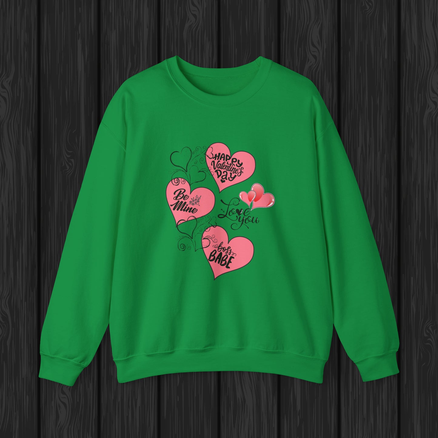 Happy valentines day Unisex Heavy Blend™ Crewneck Sweatshirt