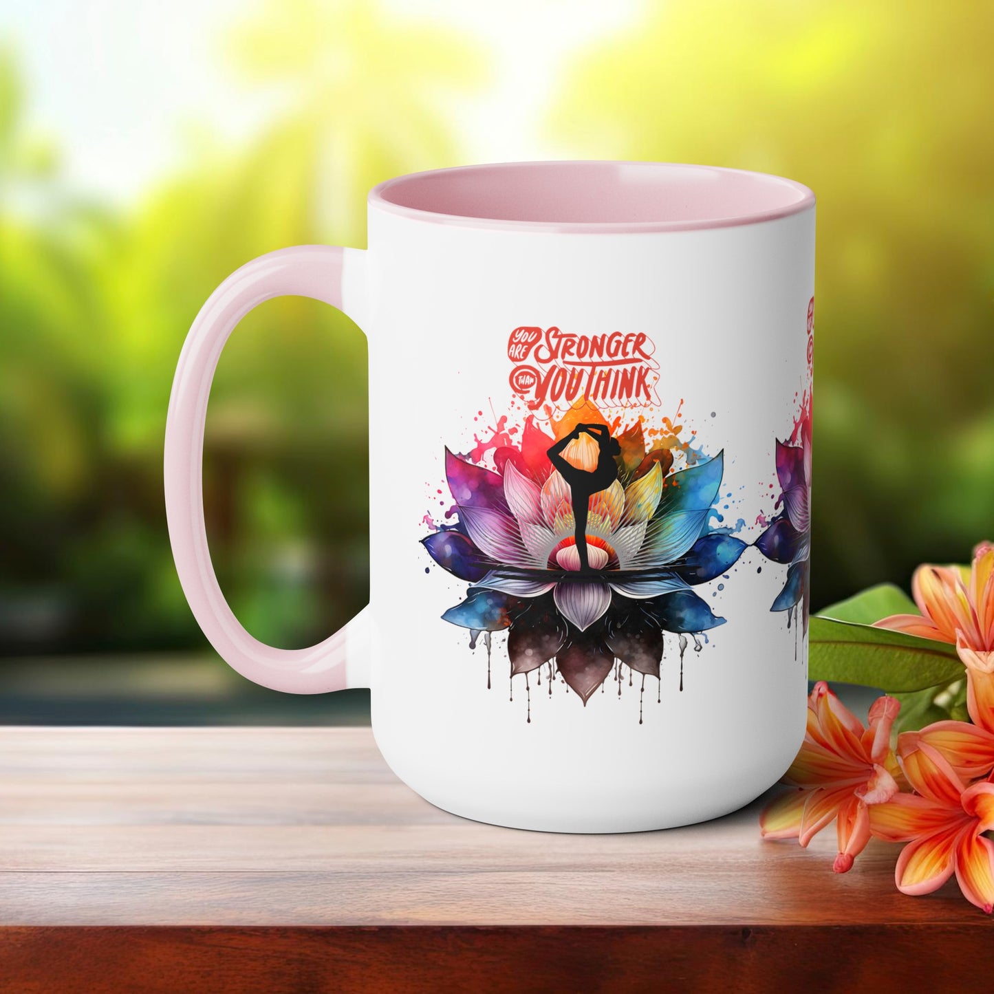 You Are stronger Then You Think Yoga Coffee Mug, Cute Yoga Coffee Mug, Yoga lovers Coffee Mug, Yoga Instructor Gift, Gift For Yoga lover, Gift For Yogi.