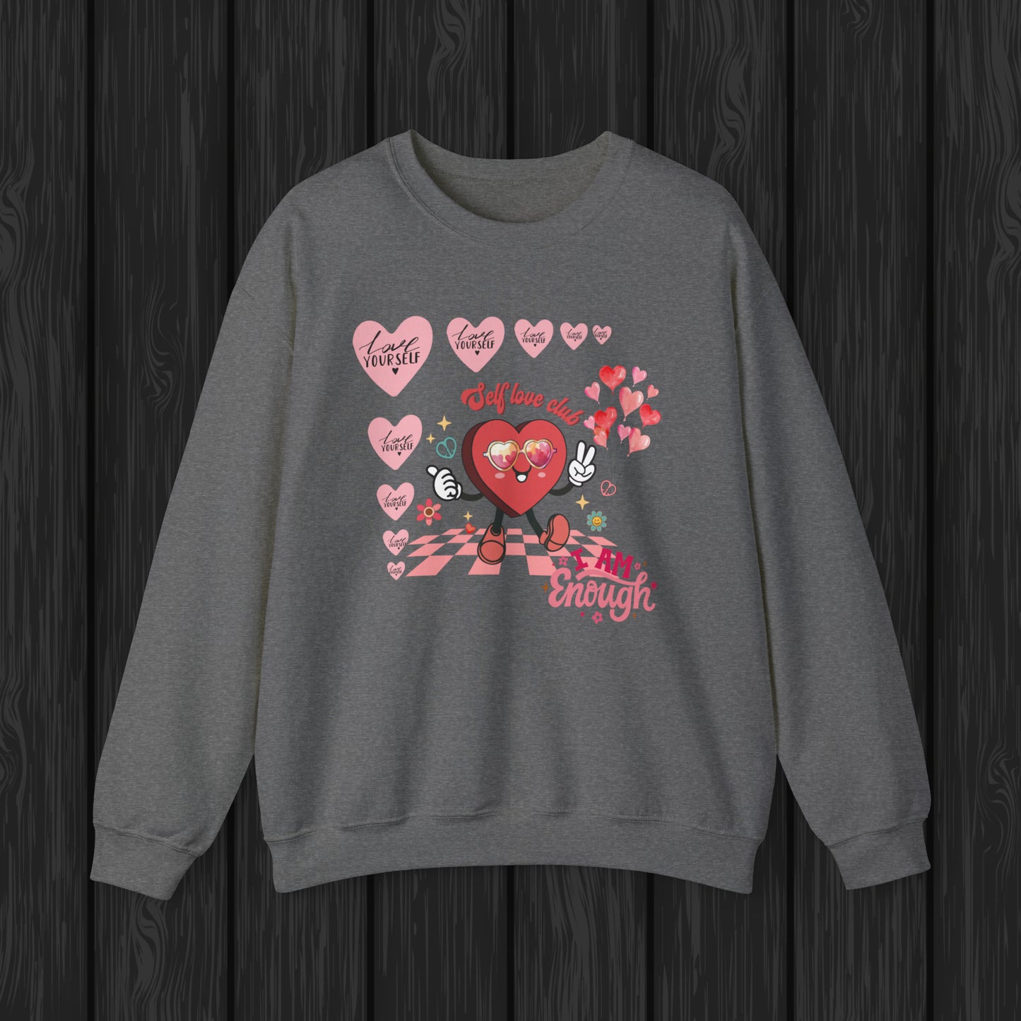 Happy valentines day Unisex Heavy Blend™ Crewneck Sweatshirt
