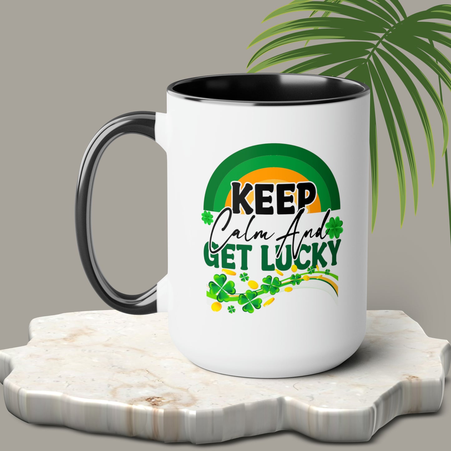 St Patrick's Day two-Tone Coffee Mugs, 15oz
