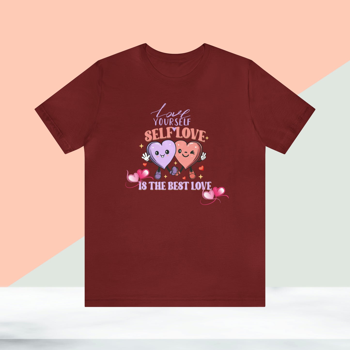 Happy valentines day Unisex Jersey Short Sleeve Tee