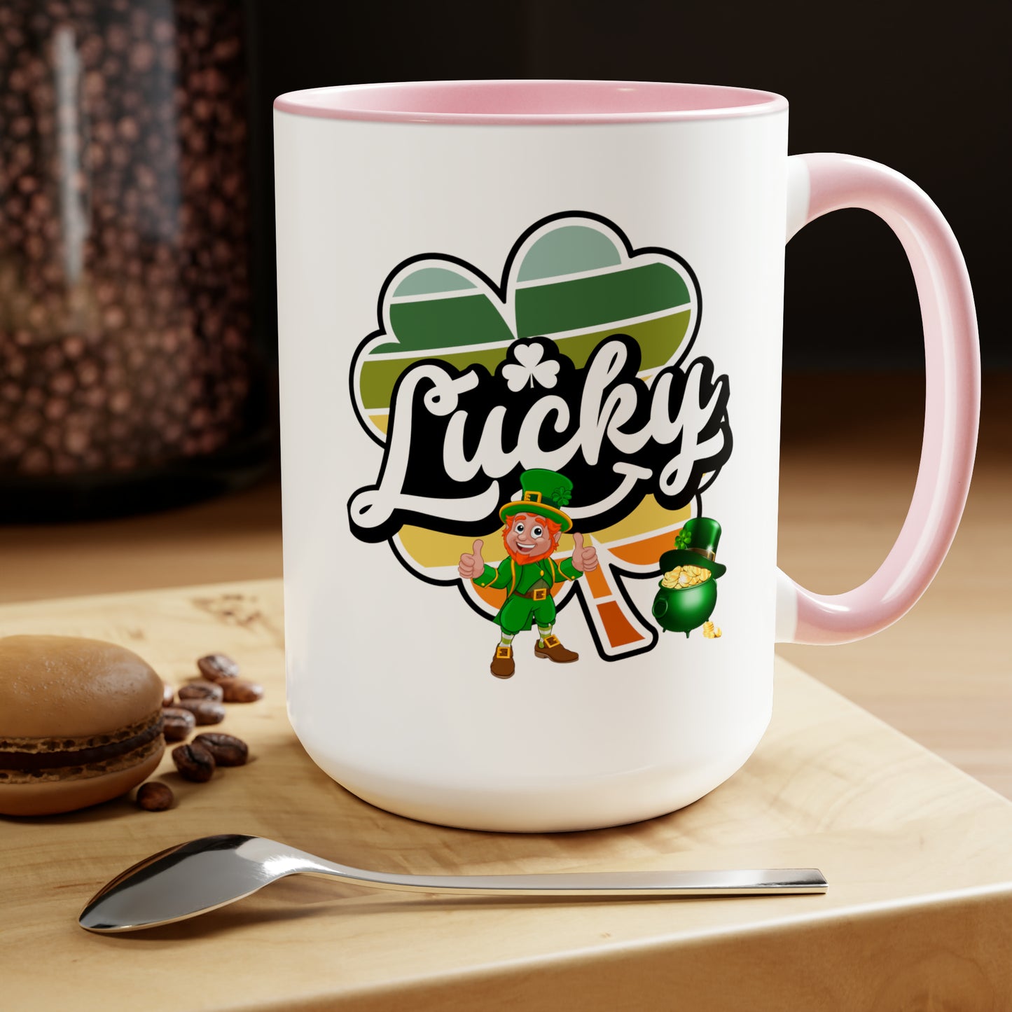 St Patrick's Day two-Tone Coffee Mugs, 15oz