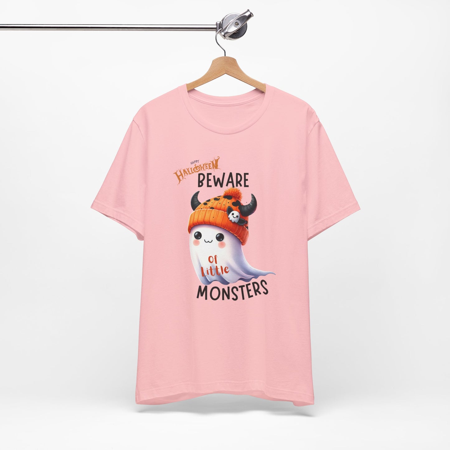 Beware Of Little Monsters T-shirt, Happy Halloween Skeleton T-shirt, Happy Halloween T-shirt, Trick Or Treat T-shirt, Halloween T-shirt, Cool Halloween T-shirt, Spooky T-shirt,