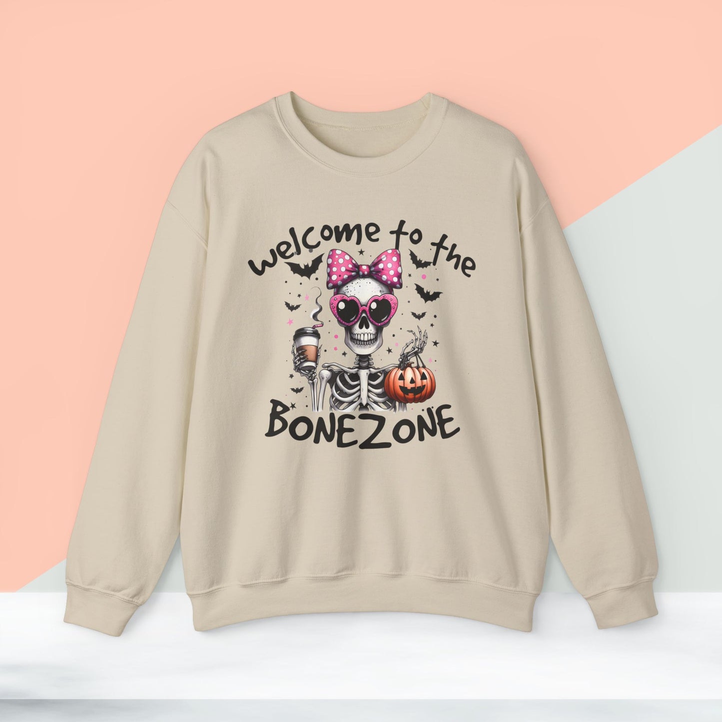 Halloween Sweatshirt, Happy Halloween Sweatshirt - Unisex Heavy Blend Crewneck, Halloween Sweatshirt, Cute Spooky Ghost sweatshirt.