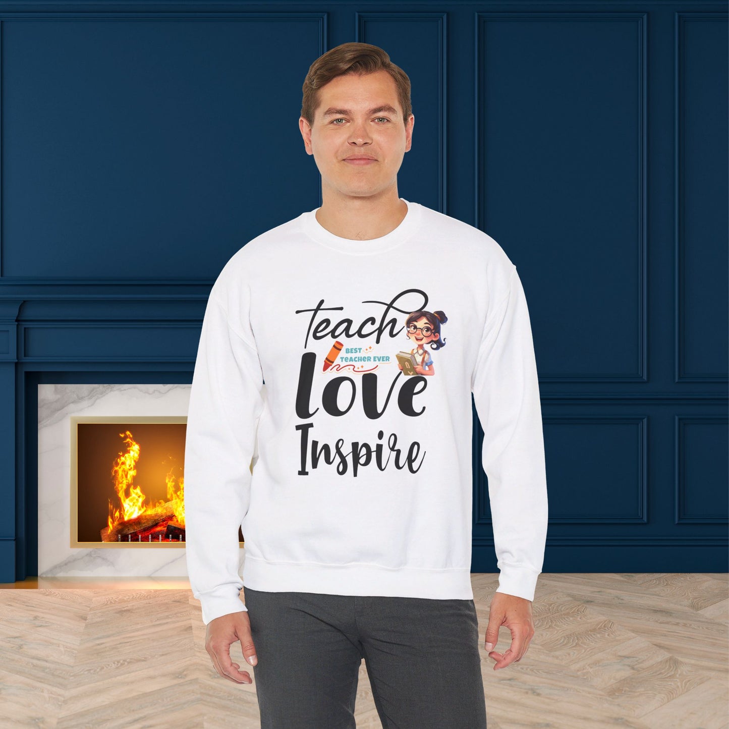 We Love Teachers Sweatshirt, Back To school unisex heavy blend crewneck sweatshirt, Teacher Back To school Sweatshirt. First Day Vibes Sweatshirt.