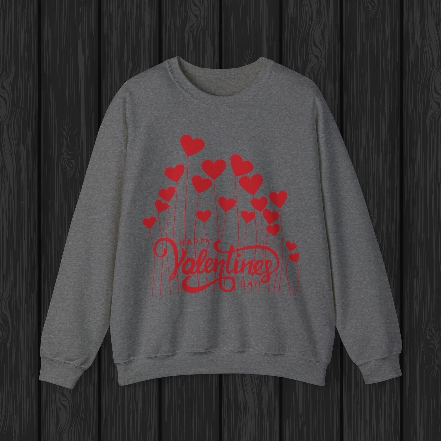 Happy valentines day Unisex Heavy Blend™ Crewneck Sweatshirt