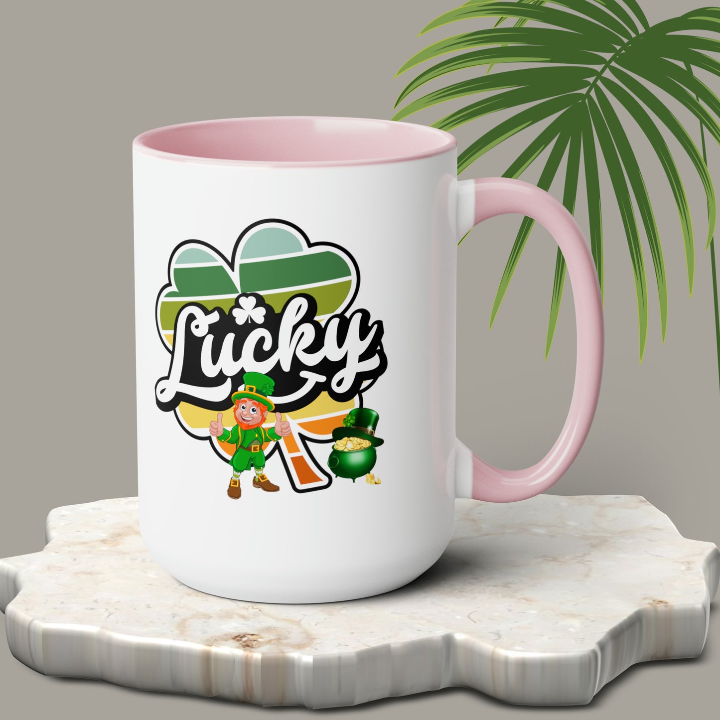 St Patrick's Day two-Tone Coffee Mugs, 15oz