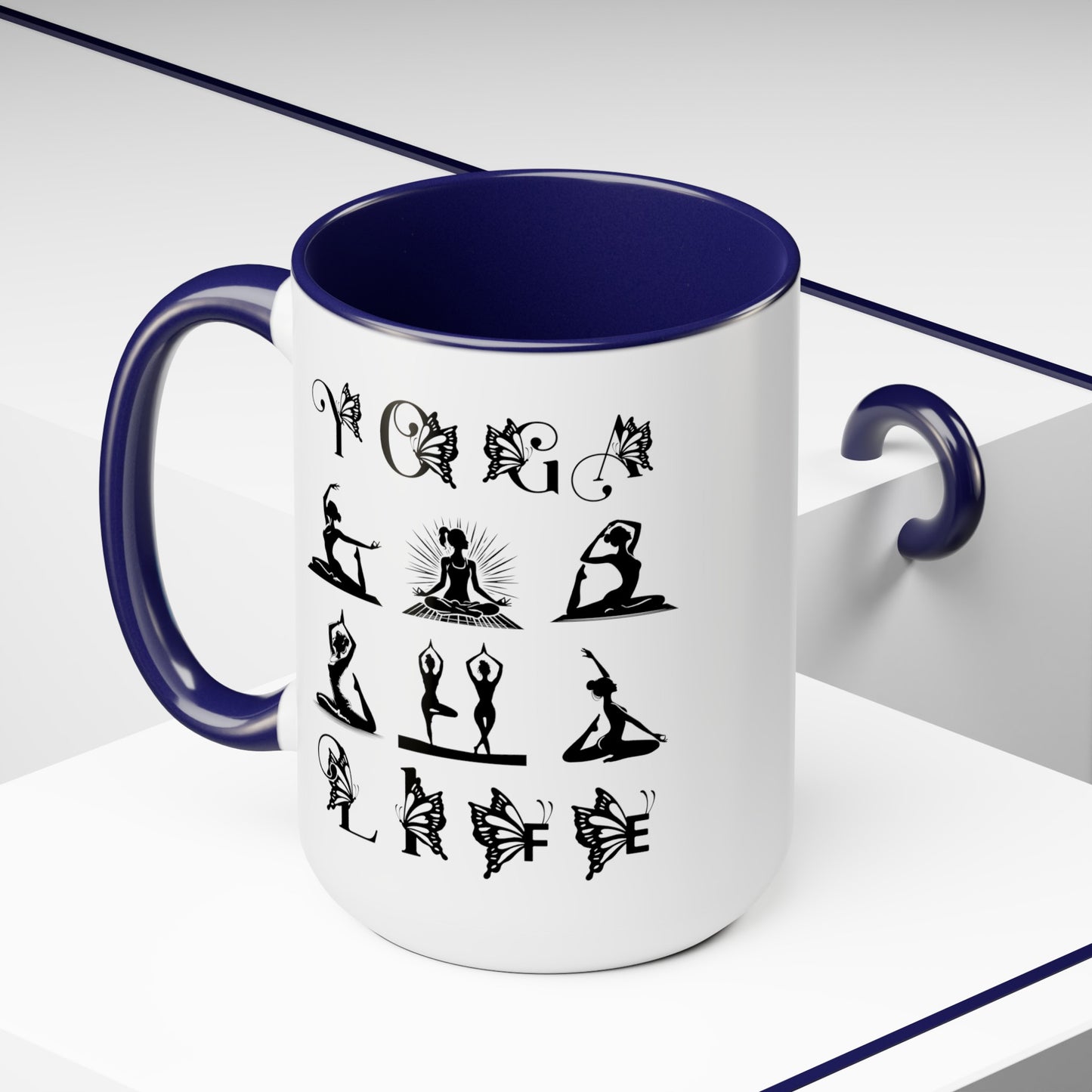 Yoga Life Coffee Mug, Cute Yoga Coffee Mug, Yoga lovers Coffee Mug, Yoga Instructor Gift, Gift For Yoga lover, Gift For Yogi.