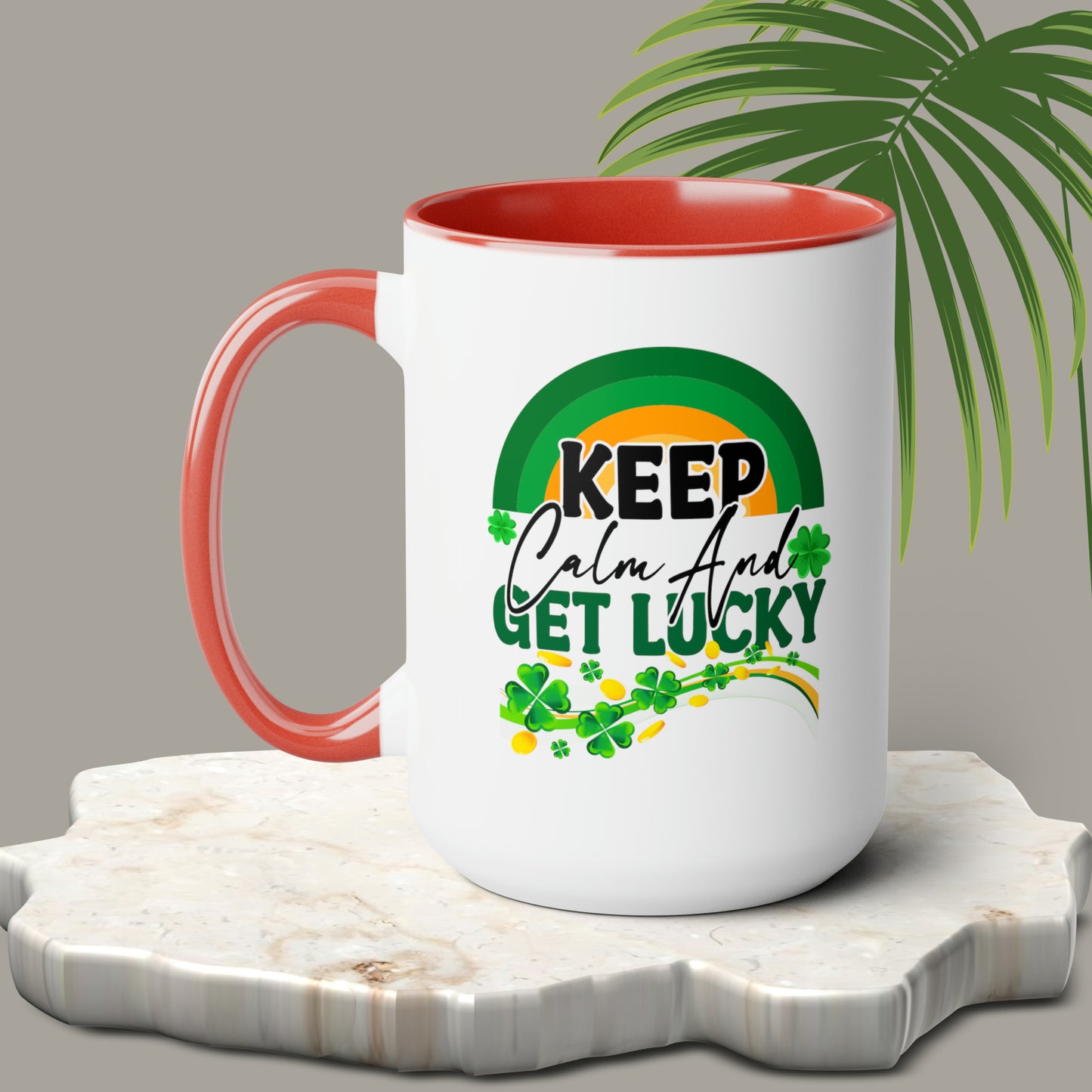 St Patrick's Day two-Tone Coffee Mugs, 15oz