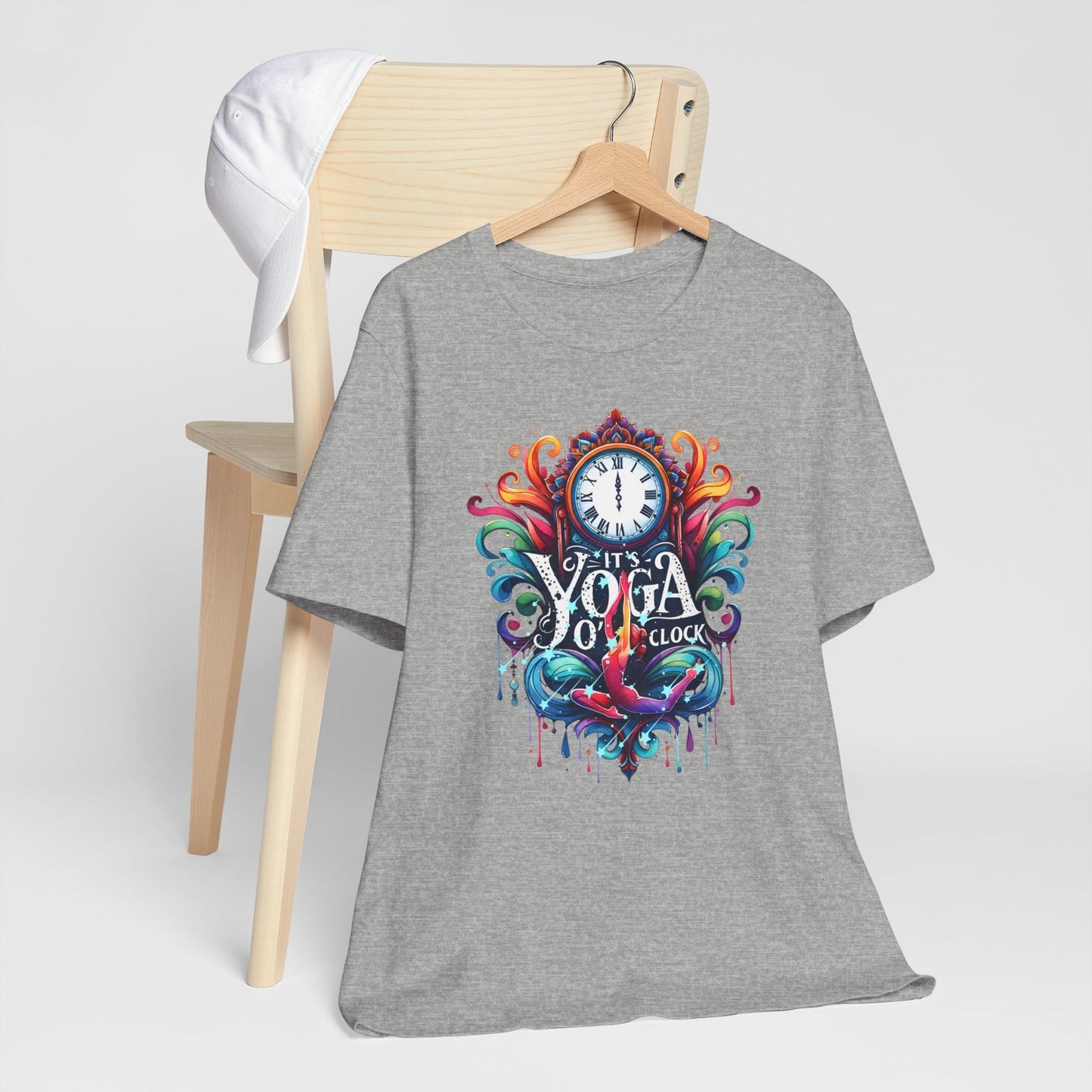 It's Yoga O'clock Yoga T-Shirt, Cute Yoga workout Shirt, Yoga lovers T-shirt, Yoga Instructor Gift, Gym shirt, Gift For Yoga lover, Gift For Yogi.
