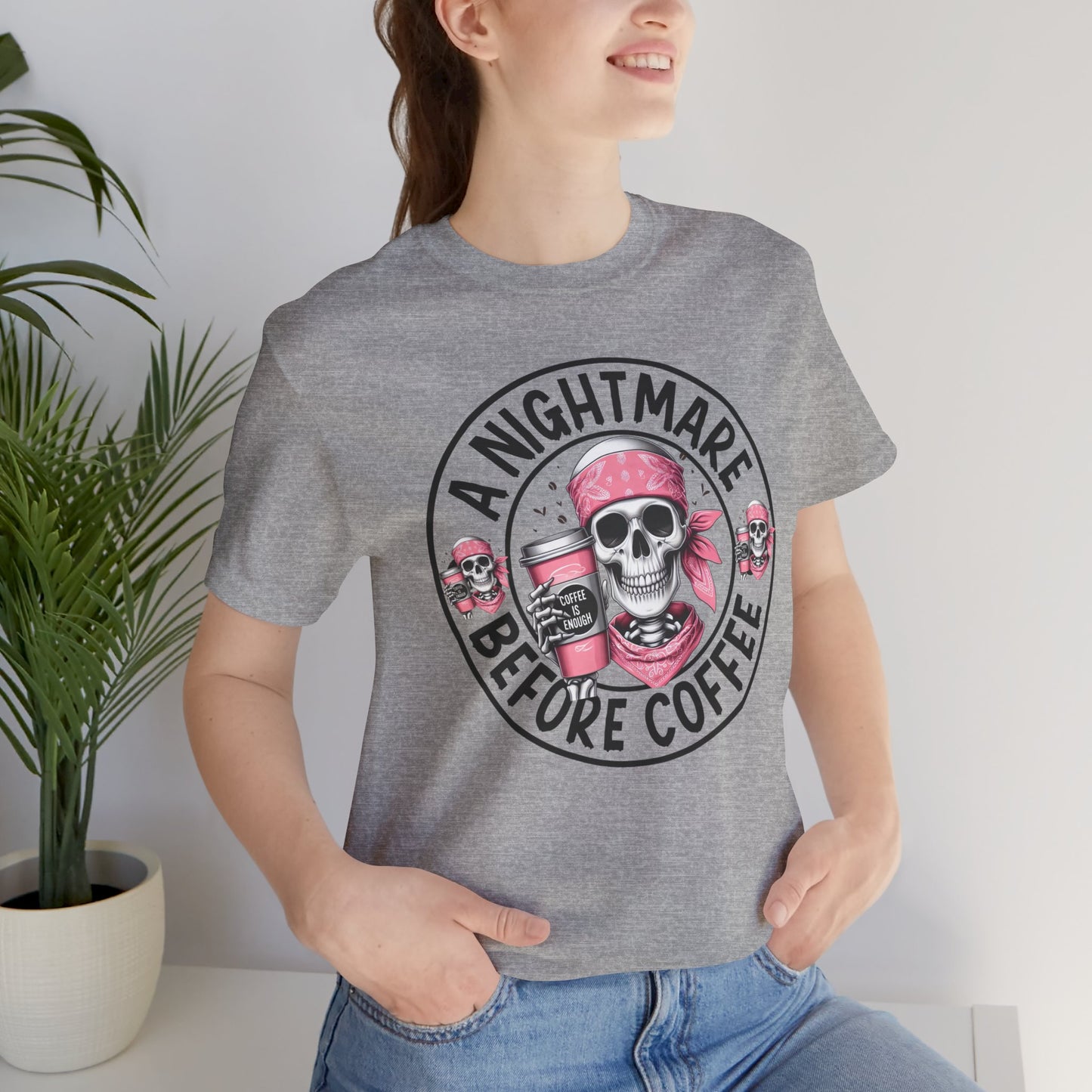 A Nightmare Before coffee T-shirt, Happy Halloween T-shirt, Trick Or Treat T-shirt, Halloween T-shirt, Cool Halloween T-shirt, Spooky T-shirt,