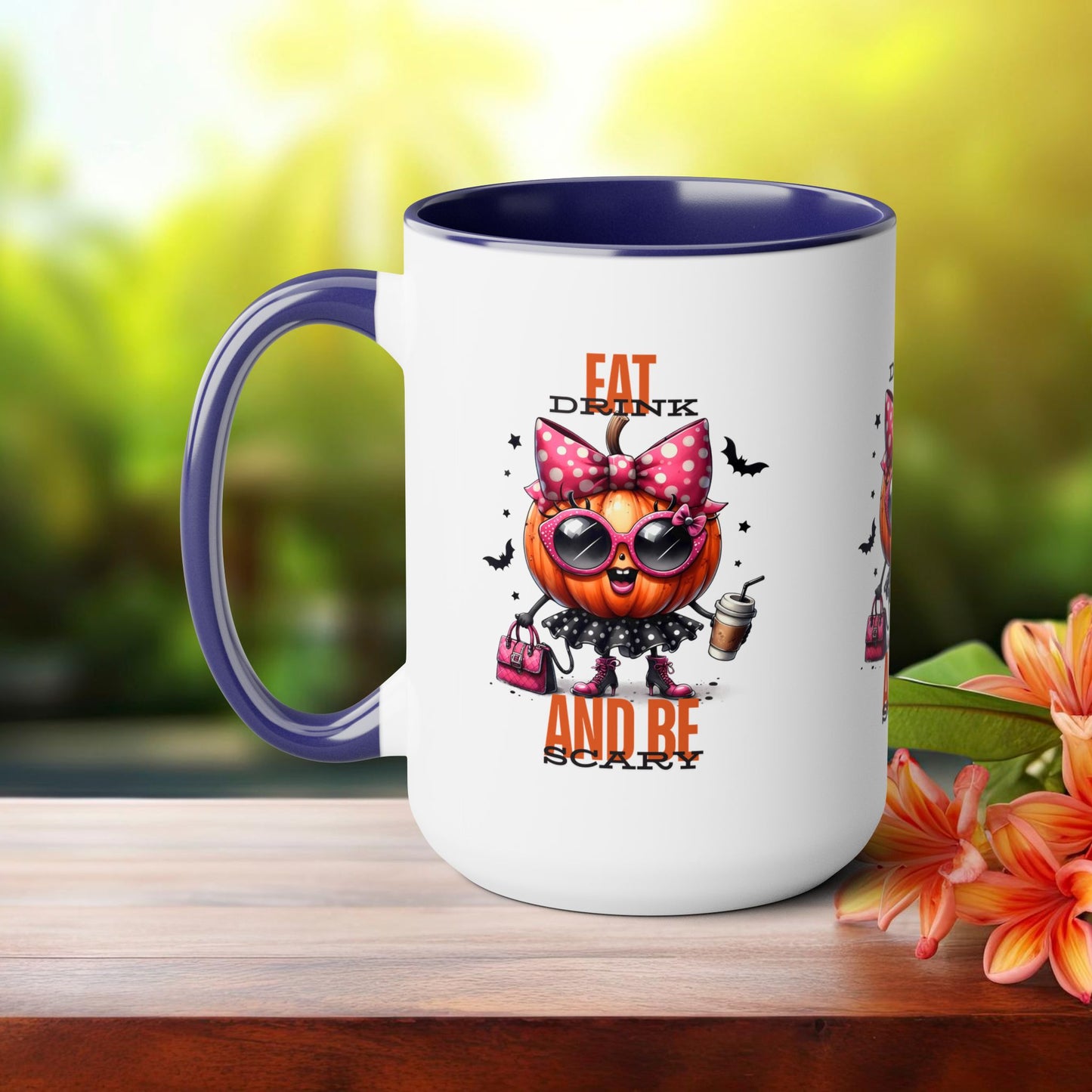 Eat Drink And Be Scary Halloween Coffee Mug, Let's Go Halloween Coffee Mug, Trick or Treat Halloween Coffee Mug, Cute Skeleton Coffee Mug, Spooky Season Halloween Coffee Mug.