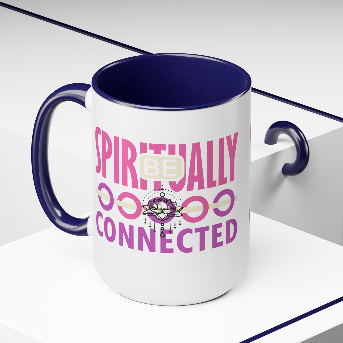 Be Spiritually Connected Yoga Coffee Mug, Cute Yoga Coffee Mug, Yoga lovers Coffee Mug, Yoga Instructor Gift, Gift For Yoga lover, Gift For Yogi.