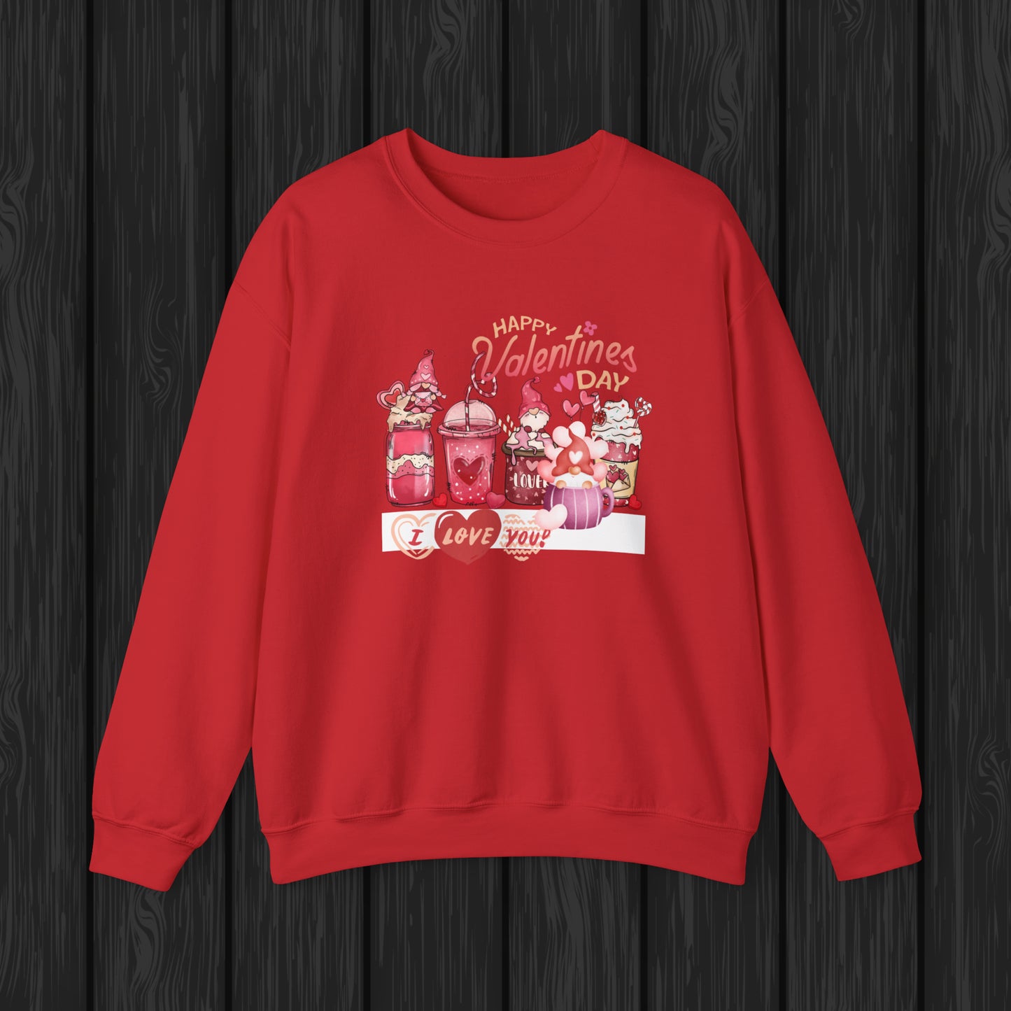 Happy valentines day Unisex Heavy Blend™ Crewneck Sweatshirt
