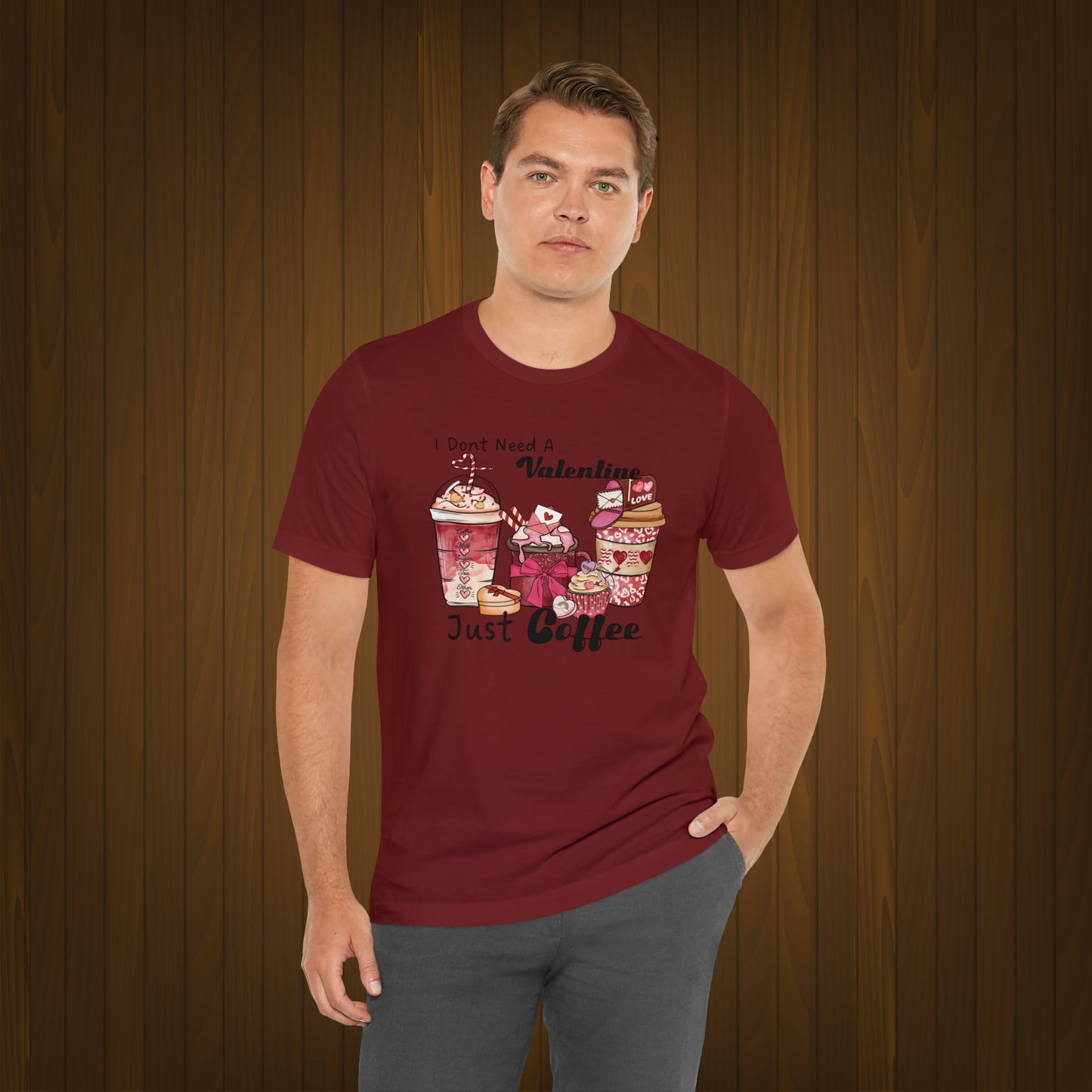 Happy valentines day Unisex Jersey Short Sleeve Tee