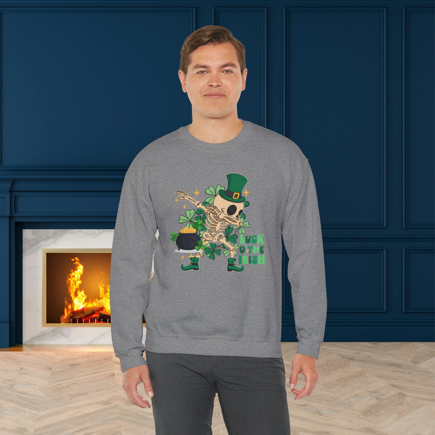St Patrick's Day Unisex Heavy Blend™ Crewneck Sweatshirt
