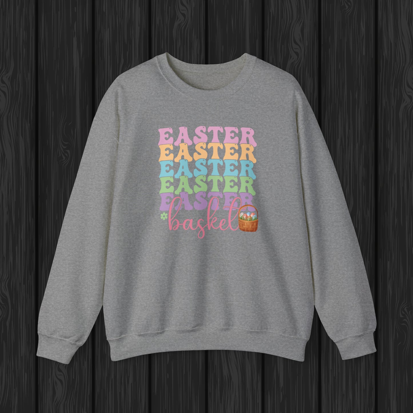 Easter Basket Unisex Crewneck Sweatshirt