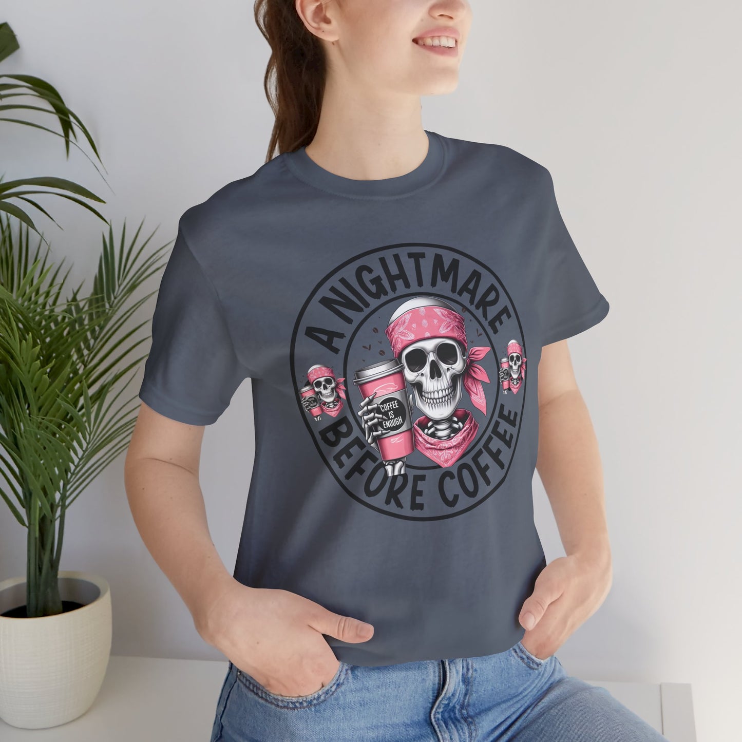 A Nightmare Before coffee T-shirt, Happy Halloween T-shirt, Trick Or Treat T-shirt, Halloween T-shirt, Cool Halloween T-shirt, Spooky T-shirt,