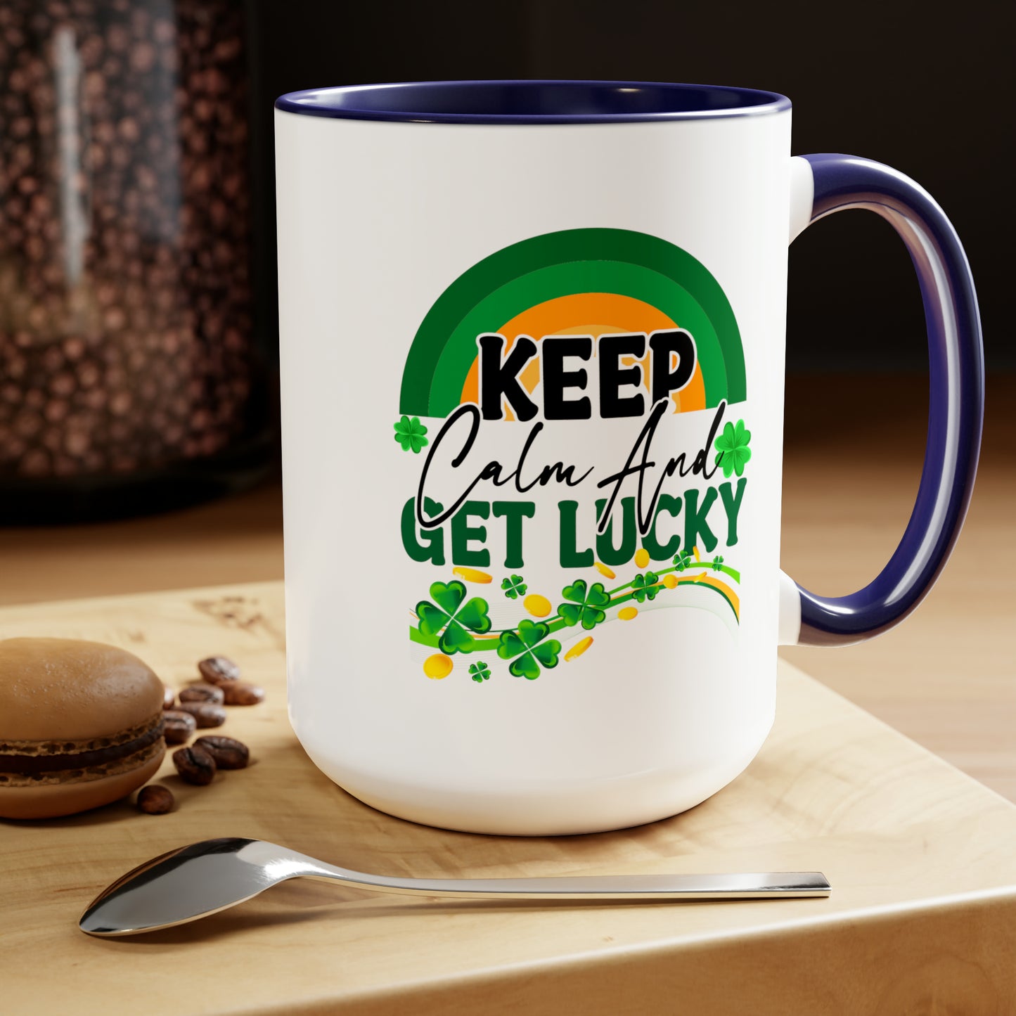 St Patrick's Day two-Tone Coffee Mugs, 15oz