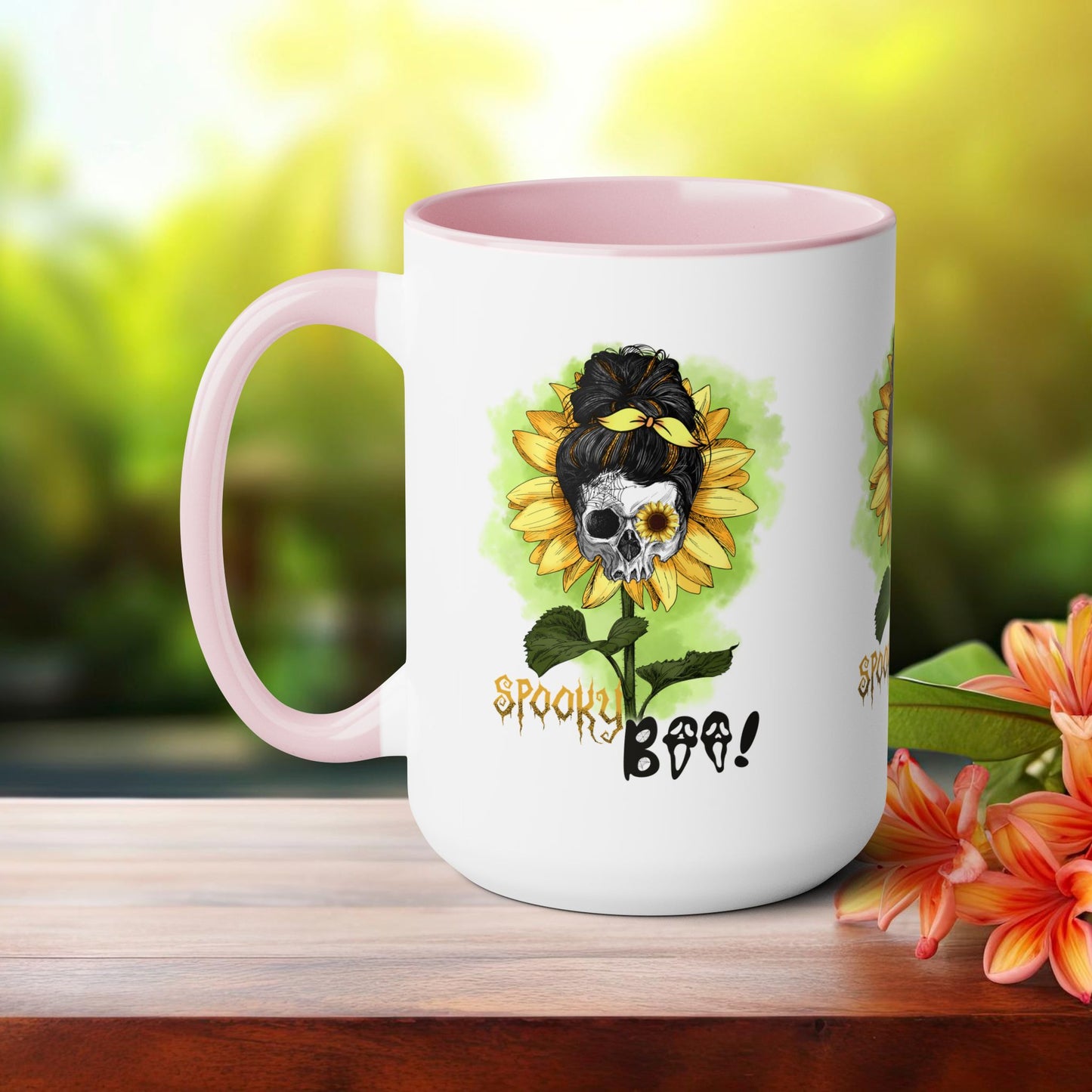 Spooky Boo Halloween Coffee Mug, Let's Go Halloween Coffee Mug, Trick or Treat Halloween Coffee Mug, Cute Ghost Coffee Mug, Spooky Season Halloween Coffee Mug.