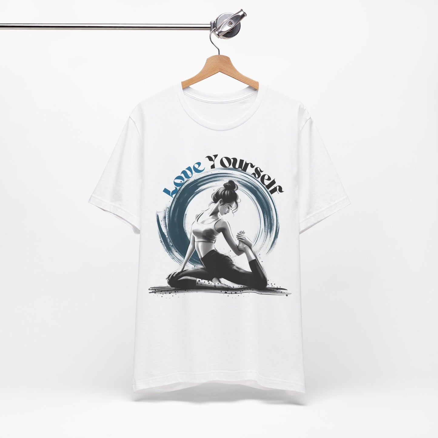 Love Yourself Yoga T-Shirt, Cute Yoga workout Shirt, Yoga lovers T-shirt, Yoga Instructor Gift, Gym shirt, Gift For Yoga lover, Gift For Yogi.