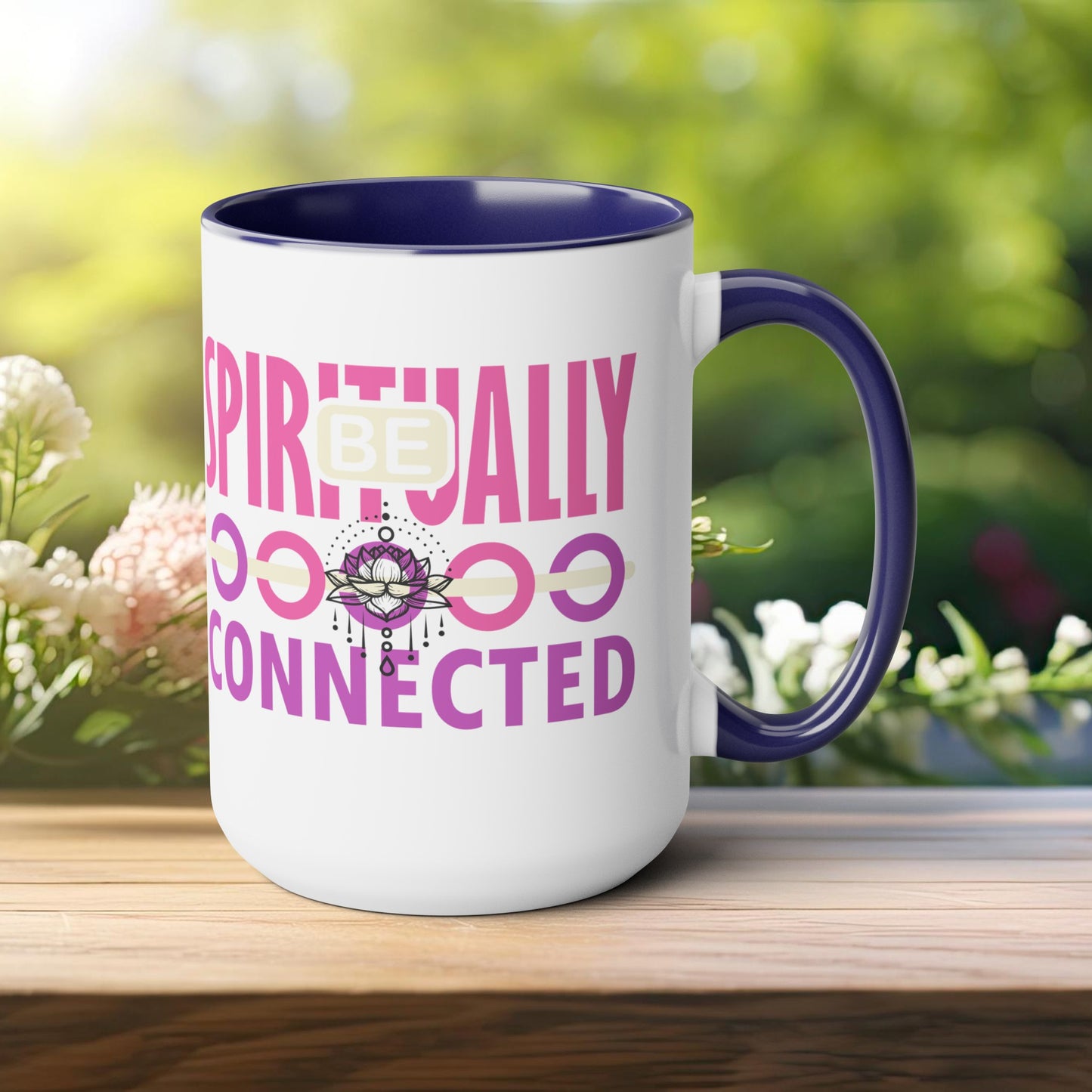 Be Spiritually Connected Yoga Coffee Mug, Cute Yoga Coffee Mug, Yoga lovers Coffee Mug, Yoga Instructor Gift, Gift For Yoga lover, Gift For Yogi.