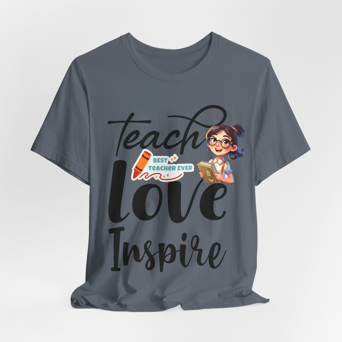 Teach Love Inspire T-shirt, Hello Teacher T-Shirt, Back To School T-Shirt, Teach Love Inspire Teacher Shirt, Teacher Back To school unisex jersey short sleeve.First Day Vibes T-Shirt.