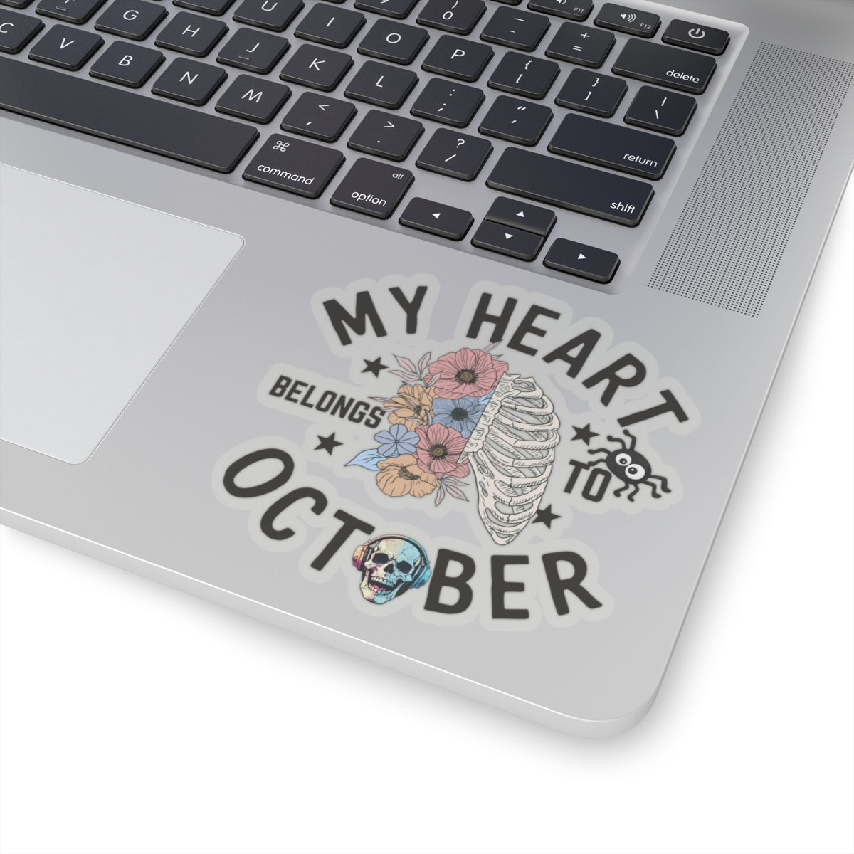 My Heart Belongs To October Kiss-Cut Stickers, Spooky Vibes Happy Halloween Kiss-Cut Stickers, Happy Halloween Kiss-Cut Stickers, Spooky Season Kiss-Cut Stickers, Trick Or Treat Halloween Kiss-Cut Stickers.