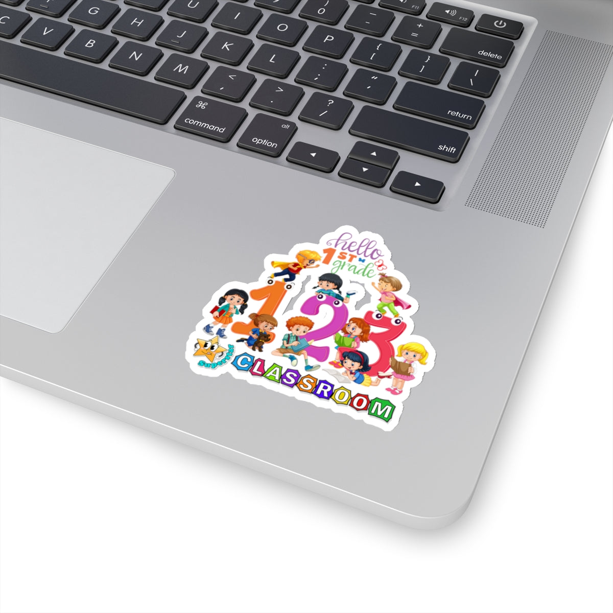 Back To School Kiss-Cut Stickers, First Grade Squad Kiss-Cut Stickers, Gift for First graders, Ready for School, Back to Learning.