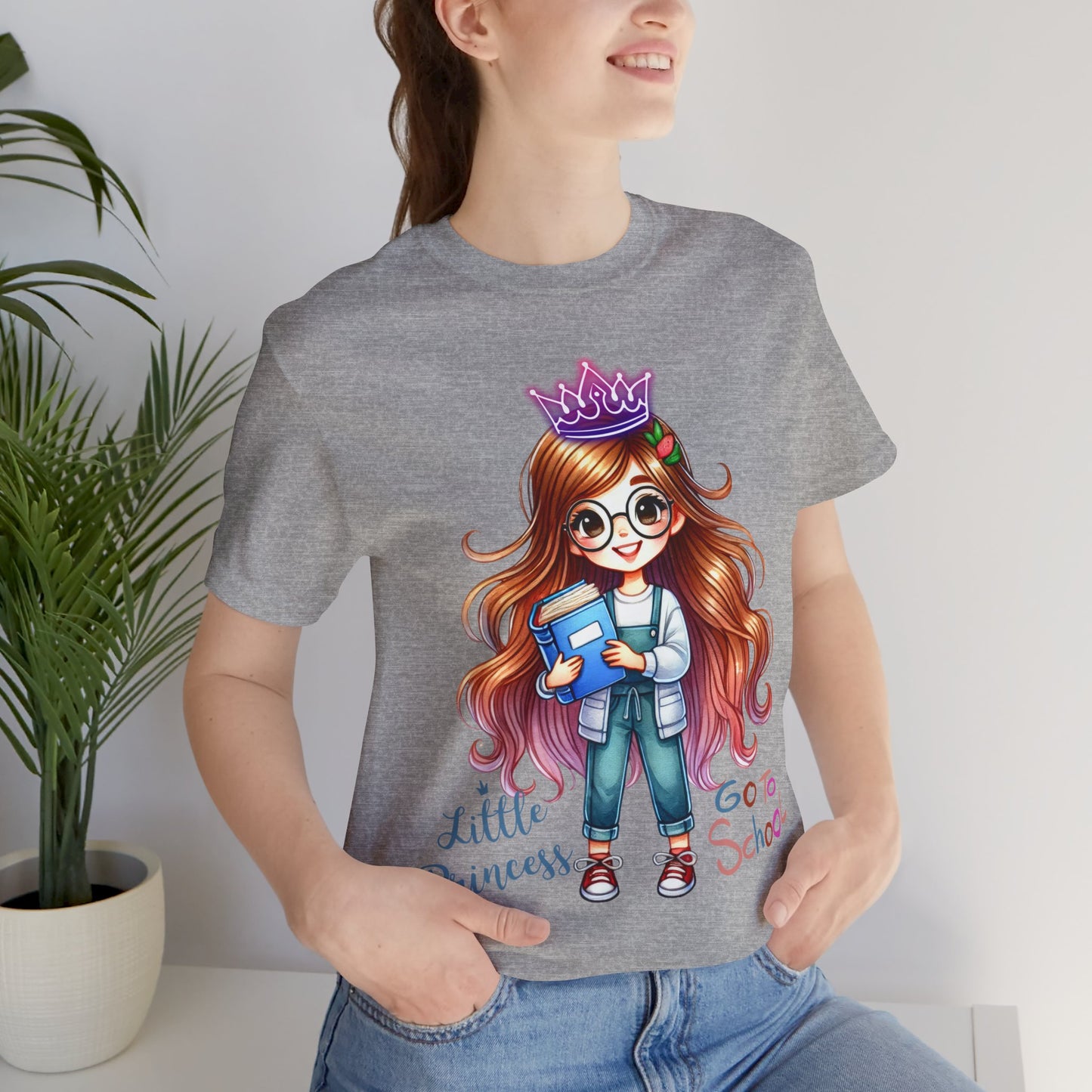Little Princess T-Shirt, Teach Love Inspire Teacher Shirt, Teacher Back To school unisex jersey short sleeve.First Day Vibes T-Shirt.