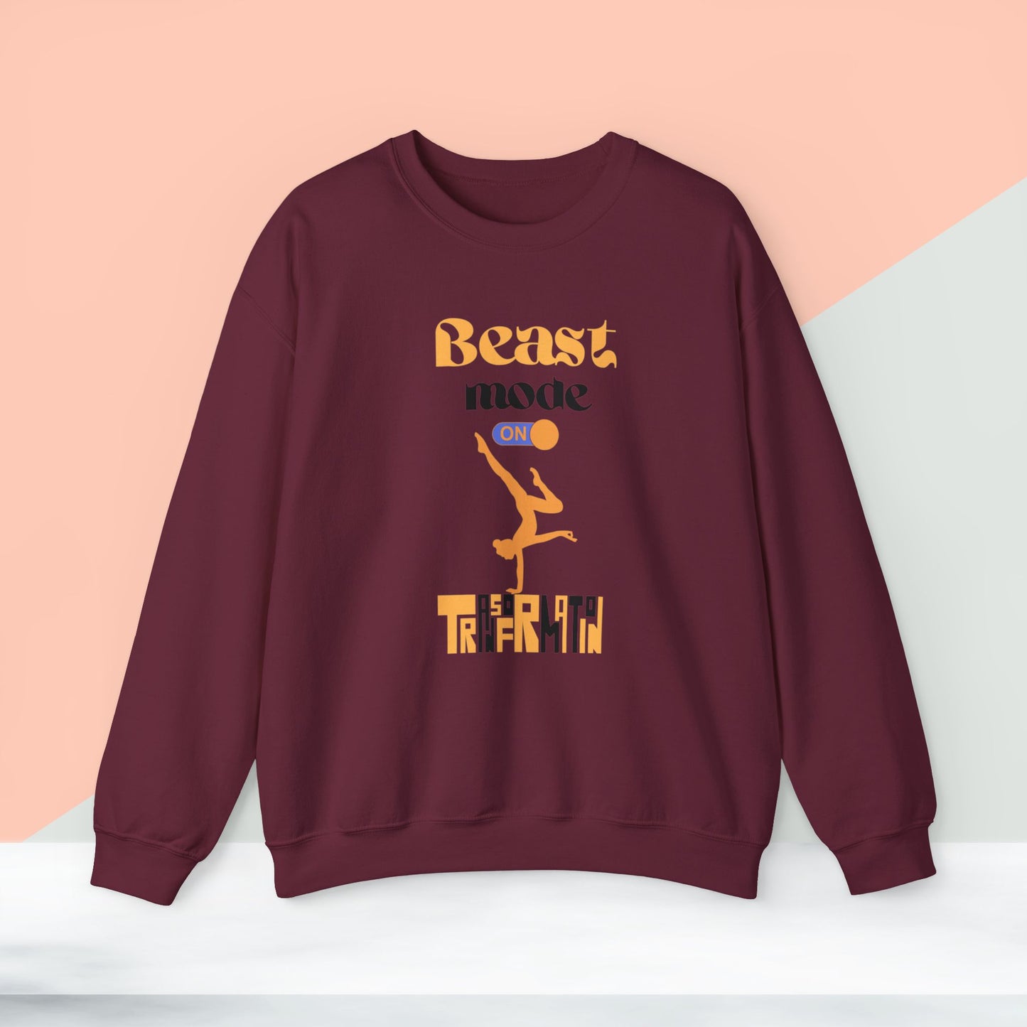 Beast Mode On Yoga unisex heavy blend crewneck sweatshirt,Yoga workout Sweatshirt,Yoga lovers Sweatshirt, Yoga Instructor Gift, Gym Sweatshirt, Gift For Yoga lovers, Gift For Yogi.