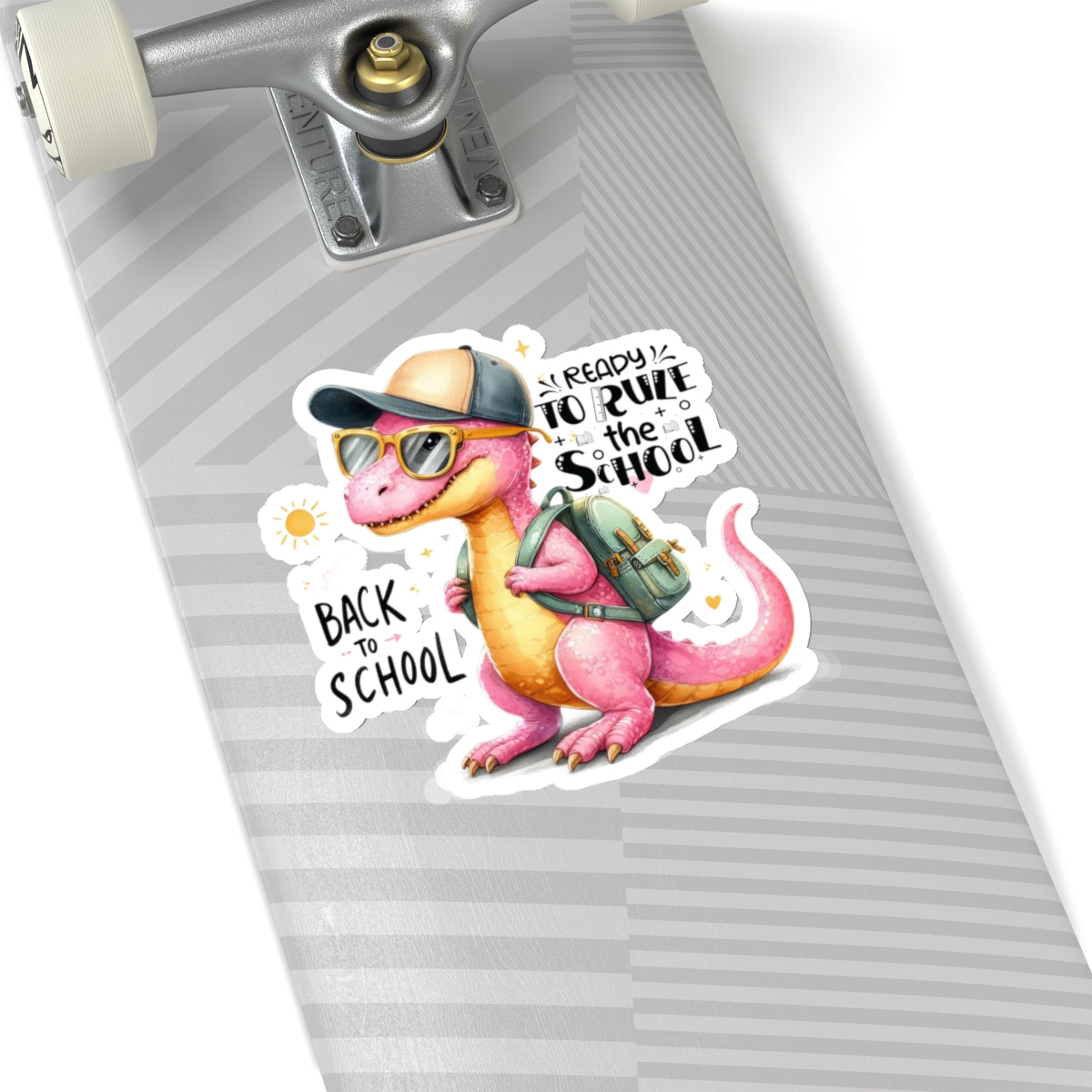 Ready To Rule The School Back To School Kiss-Cut Stickers, First Grade Squad Kiss-Cut Stickers, Gift for First graders, Ready for School, Back to Learning.