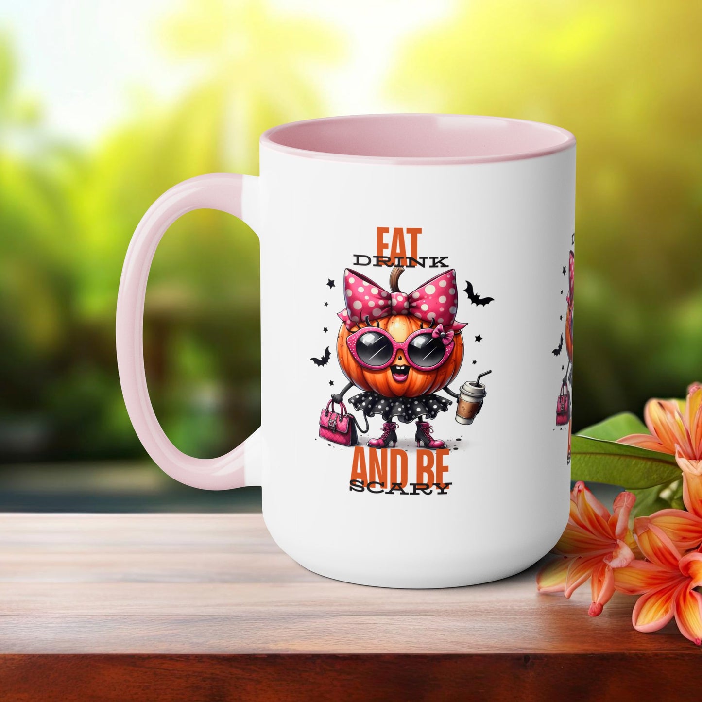 Eat Drink And Be Scary Halloween Coffee Mug, Let's Go Halloween Coffee Mug, Trick or Treat Halloween Coffee Mug, Cute Skeleton Coffee Mug, Spooky Season Halloween Coffee Mug.