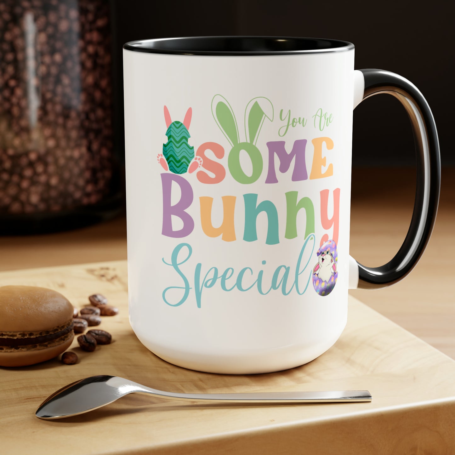 Some Bunny Special Two-Tone Coffee Mugs, 15oz