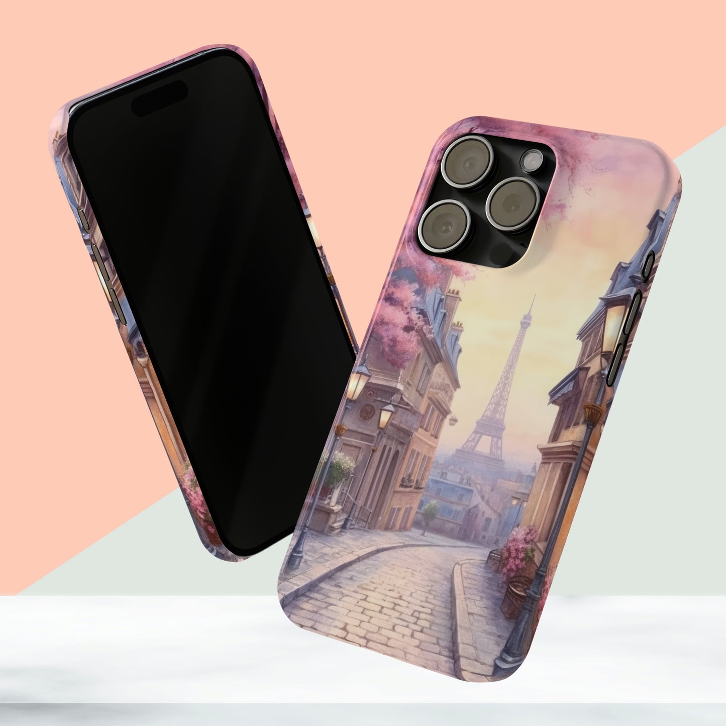 Paris Eiffel Tower IPhone 15 Phone Cases.