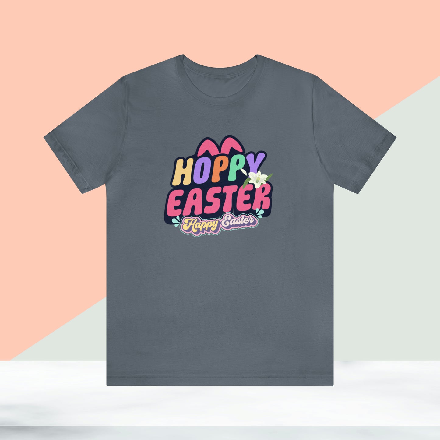 Happy Easter Unisex Jersey Short Sleeve Tee