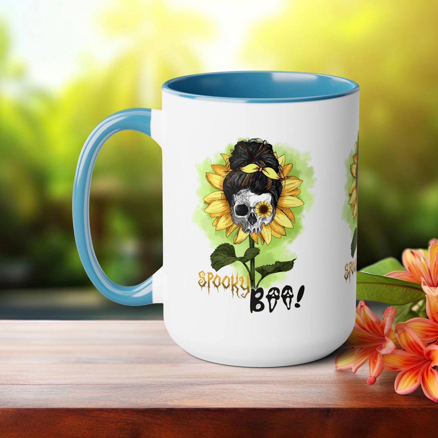 Spooky Boo Halloween Coffee Mug, Let's Go Halloween Coffee Mug, Trick or Treat Halloween Coffee Mug, Cute Ghost Coffee Mug, Spooky Season Halloween Coffee Mug.