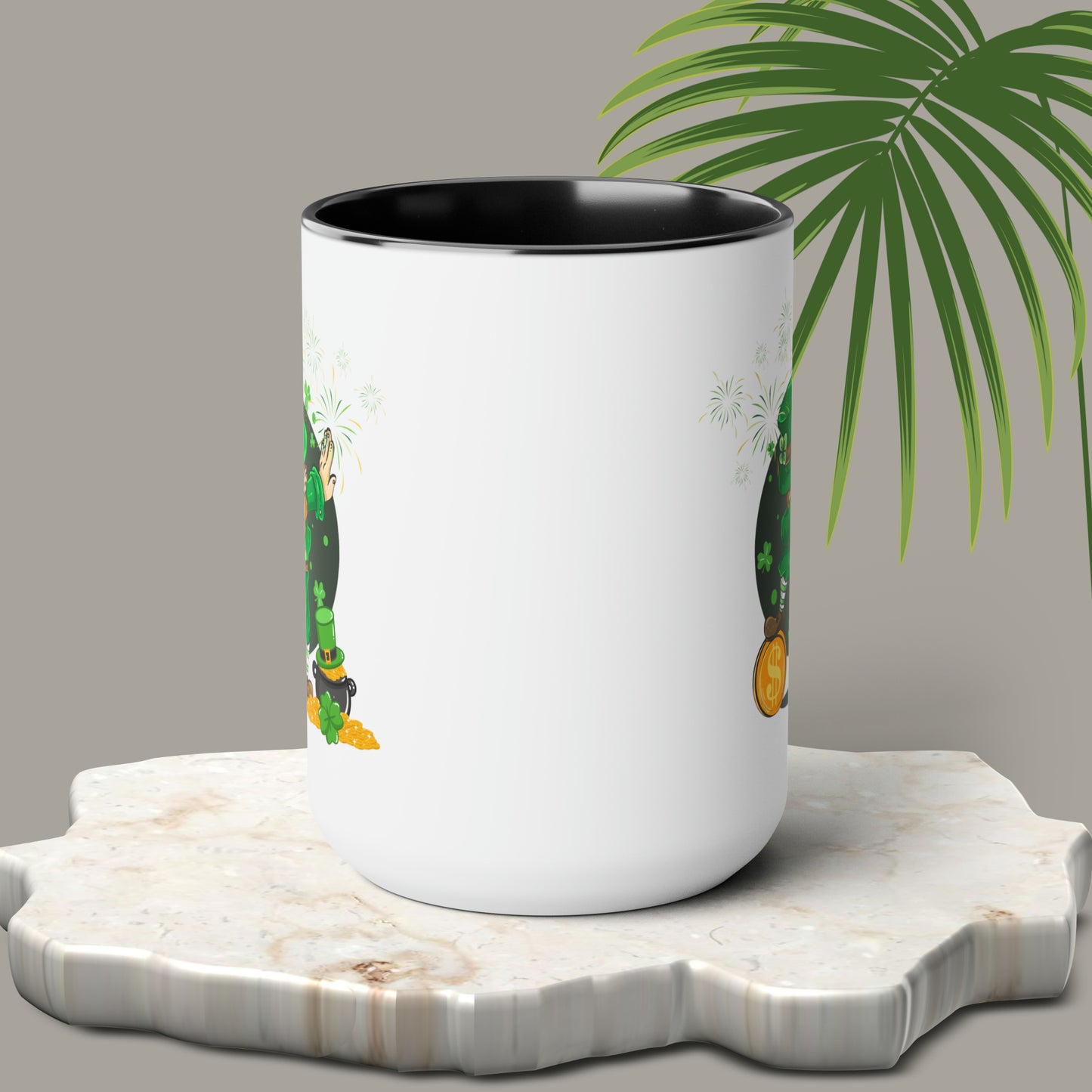 St Patrick's Day two-Tone Coffee Mugs, 15oz