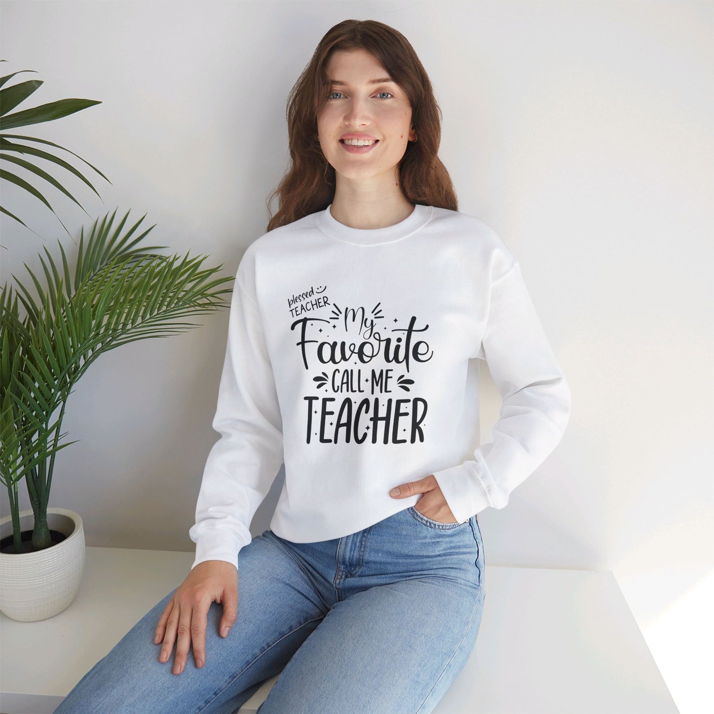 We Love Teachers Sweatshirt, Back To school unisex heavy blend crewneck sweatshirt, Teacher Back To school Sweatshirt. First Day Vibes Sweatshirt.
