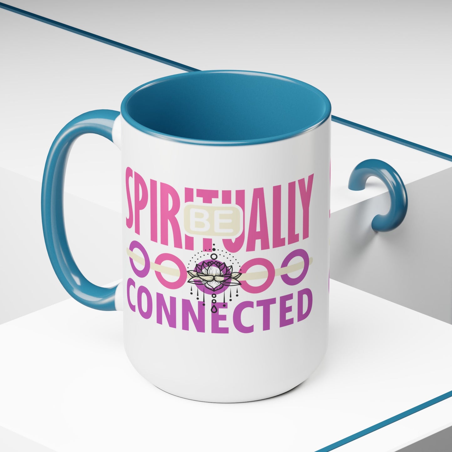 Be Spiritually Connected Yoga Coffee Mug, Cute Yoga Coffee Mug, Yoga lovers Coffee Mug, Yoga Instructor Gift, Gift For Yoga lover, Gift For Yogi.