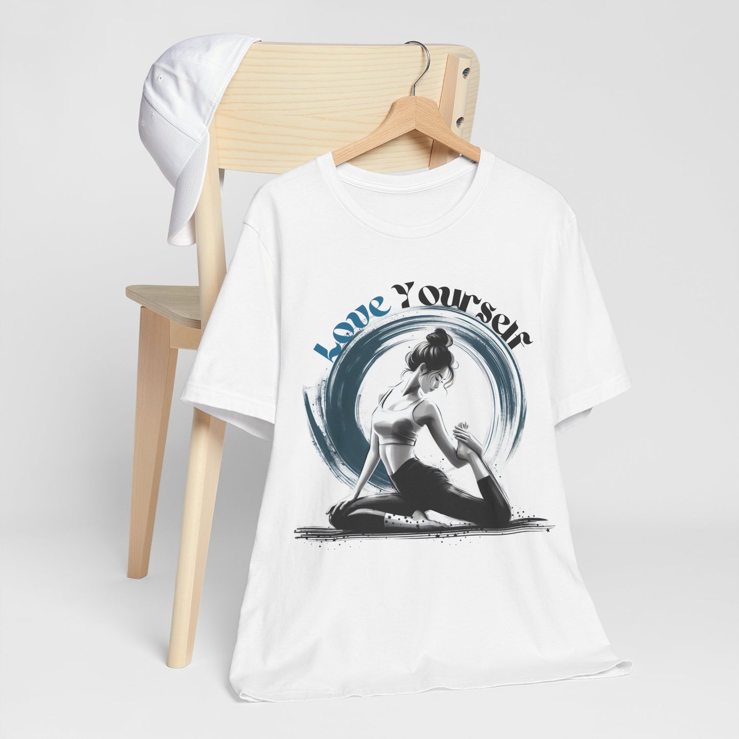 Love Yourself Yoga T-Shirt, Cute Yoga workout Shirt, Yoga lovers T-shirt, Yoga Instructor Gift, Gym shirt, Gift For Yoga lover, Gift For Yogi.