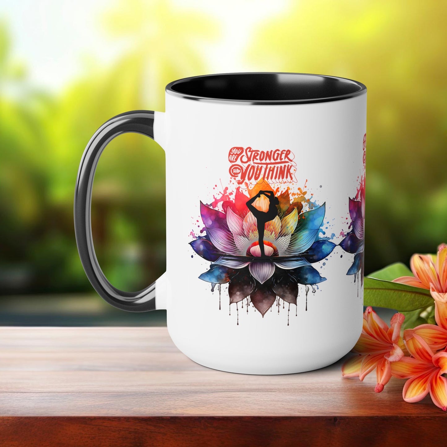 You Are stronger Then You Think Yoga Coffee Mug, Cute Yoga Coffee Mug, Yoga lovers Coffee Mug, Yoga Instructor Gift, Gift For Yoga lover, Gift For Yogi.
